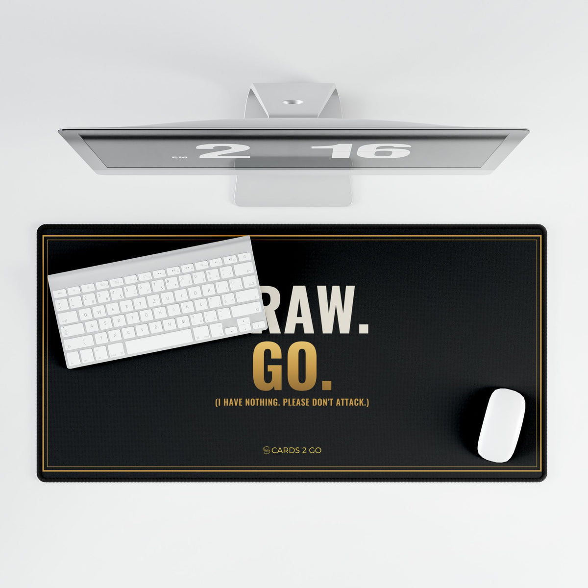 Draw. Go. Playmat Desk Mat
