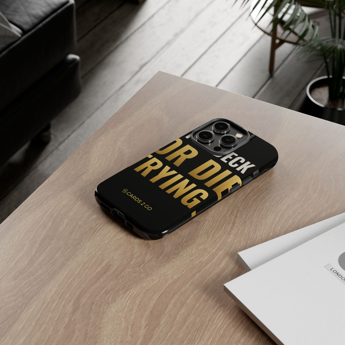 Top Deck Or Die Trying iPhone Case