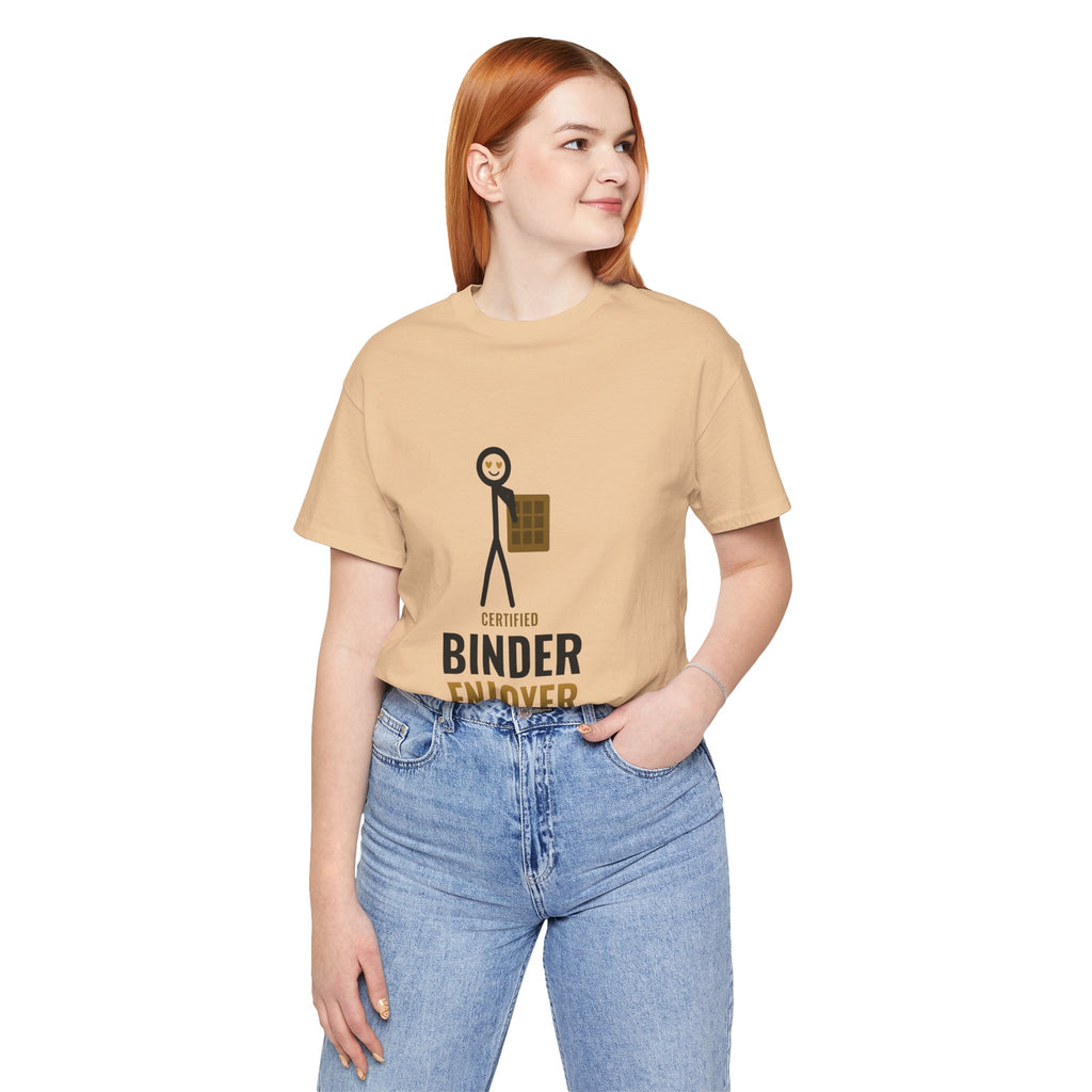 Certified Binder Enjoyer Illustrated Tee