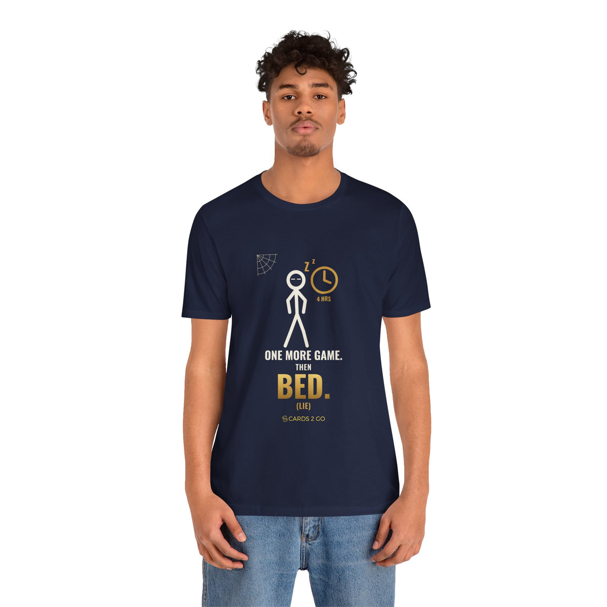 One More Game, Then Bed Illustrated Tee