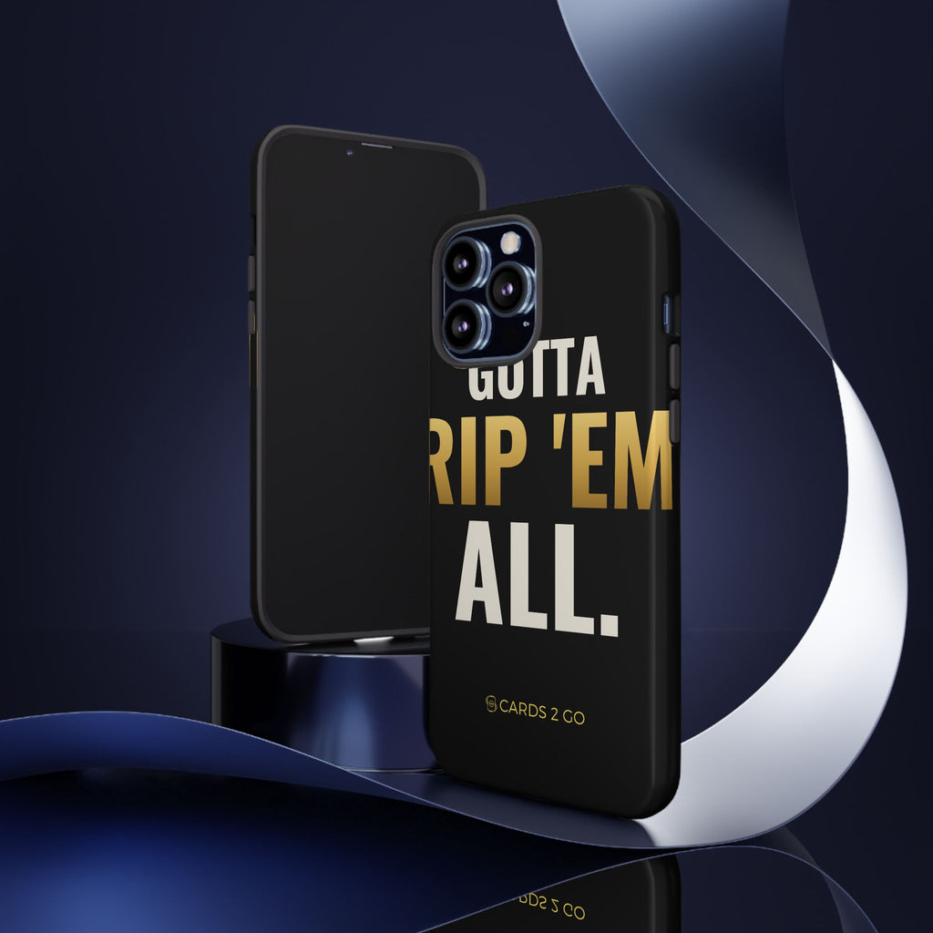 Gotta Rip 'Em All iPhone Case