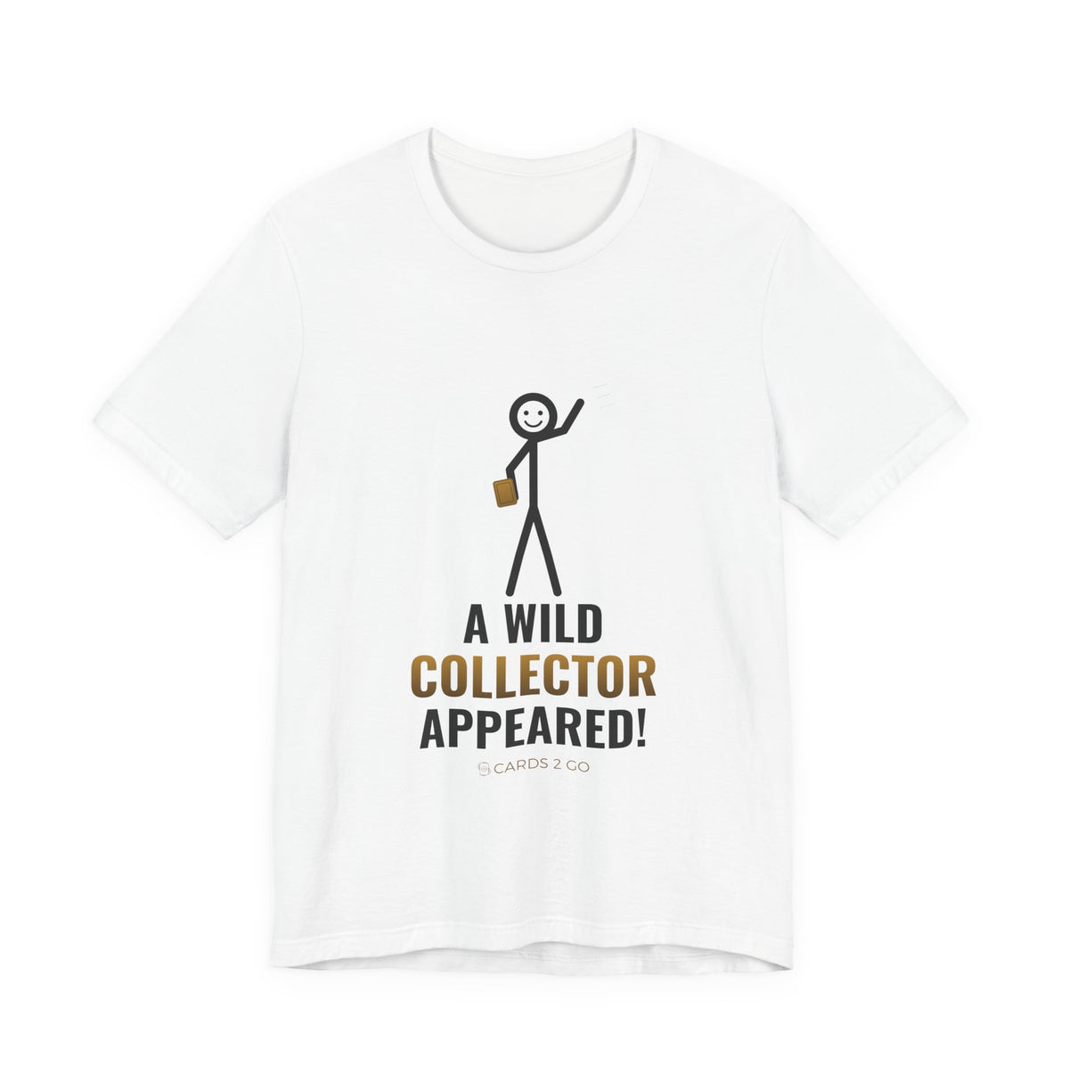 A Wild Collector Appeared Illustrated Tee – funny Pokémon t-shirt by Cards2Go