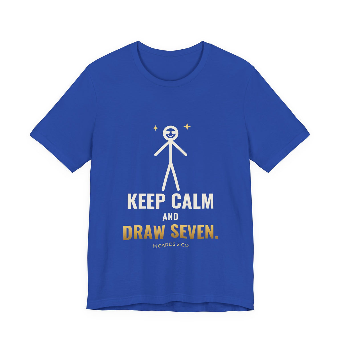 Keep Calm And Draw Seven Illustrated Tee