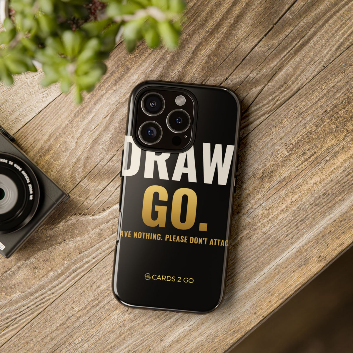Draw. Go. iPhone Case