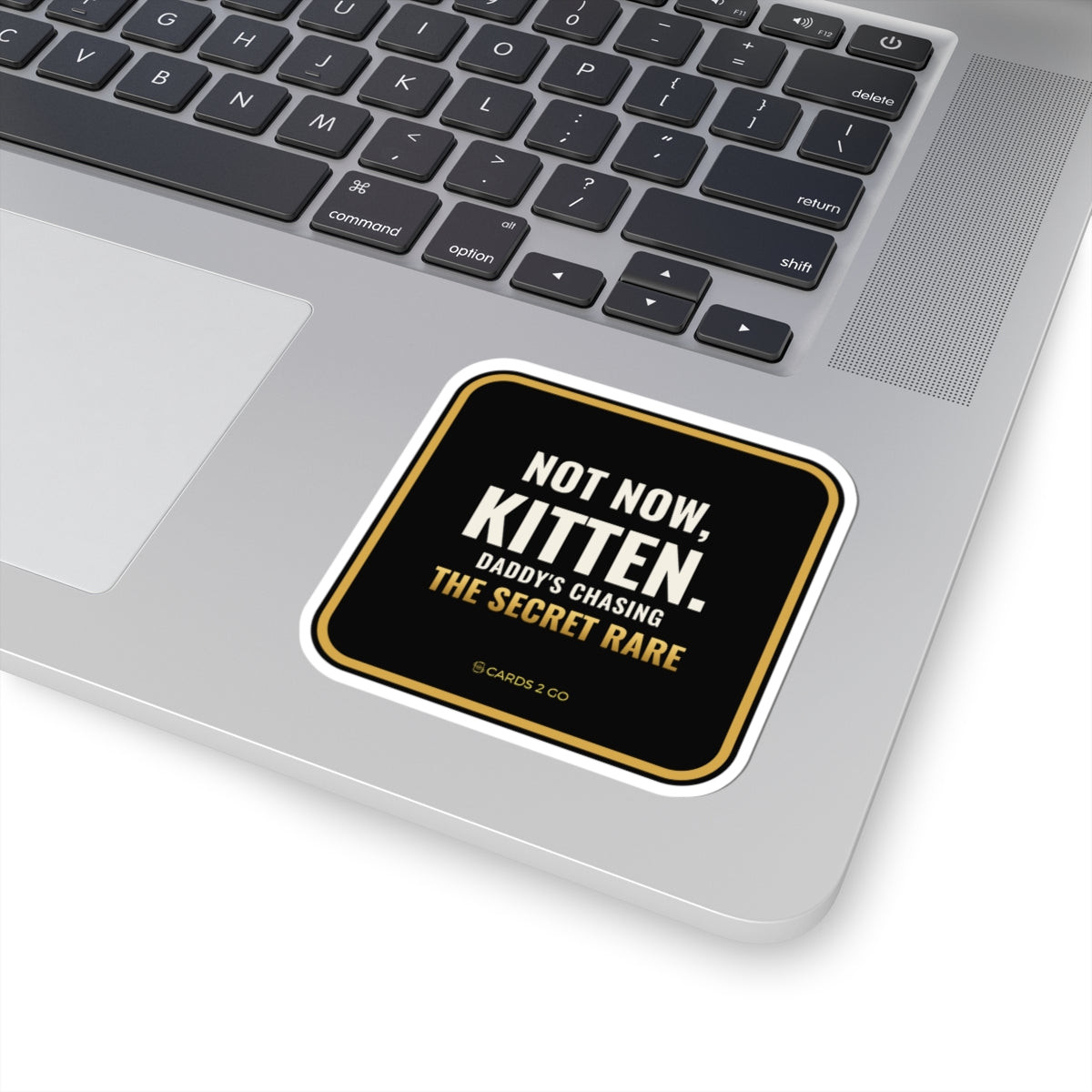 Not Now Kitten, Daddy's Chasing The Secret Rare Sticker
