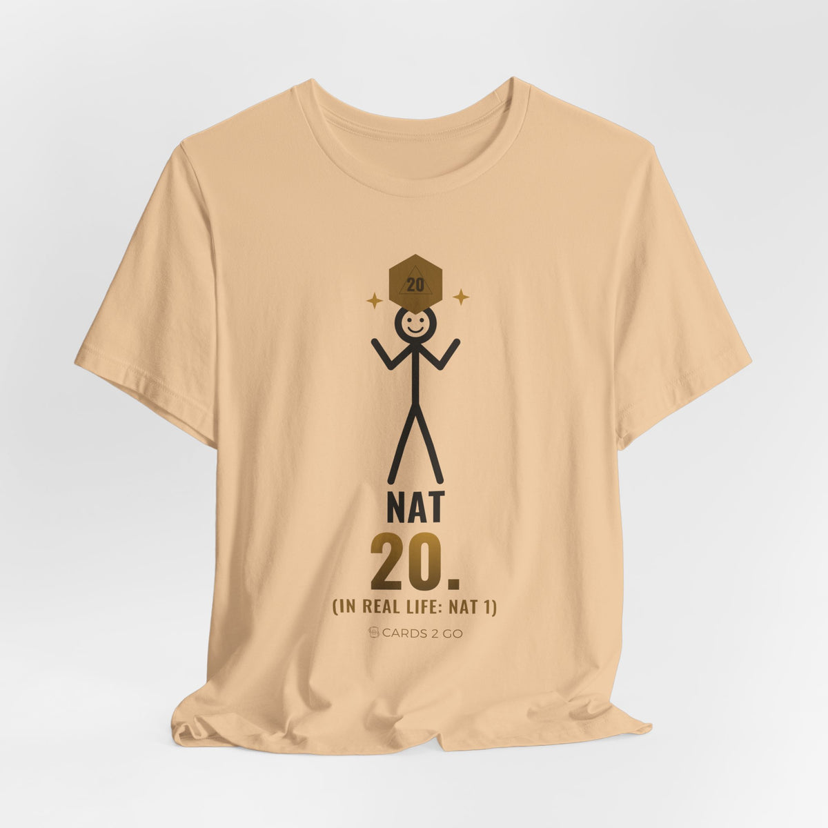 Nat 20 (In Real Life: Nat 1) Illustrated Tee