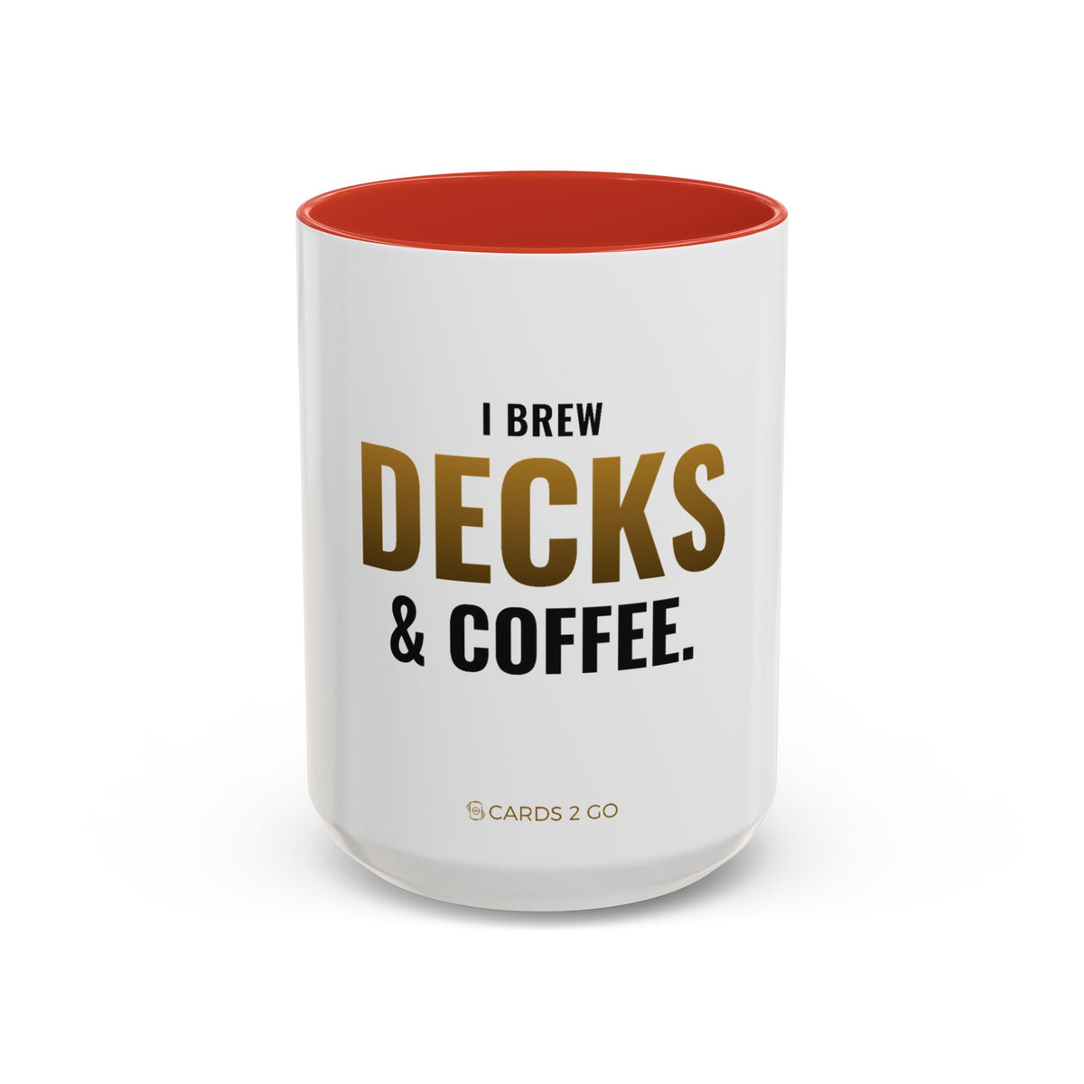 I Brew Decks & Coffee Mug