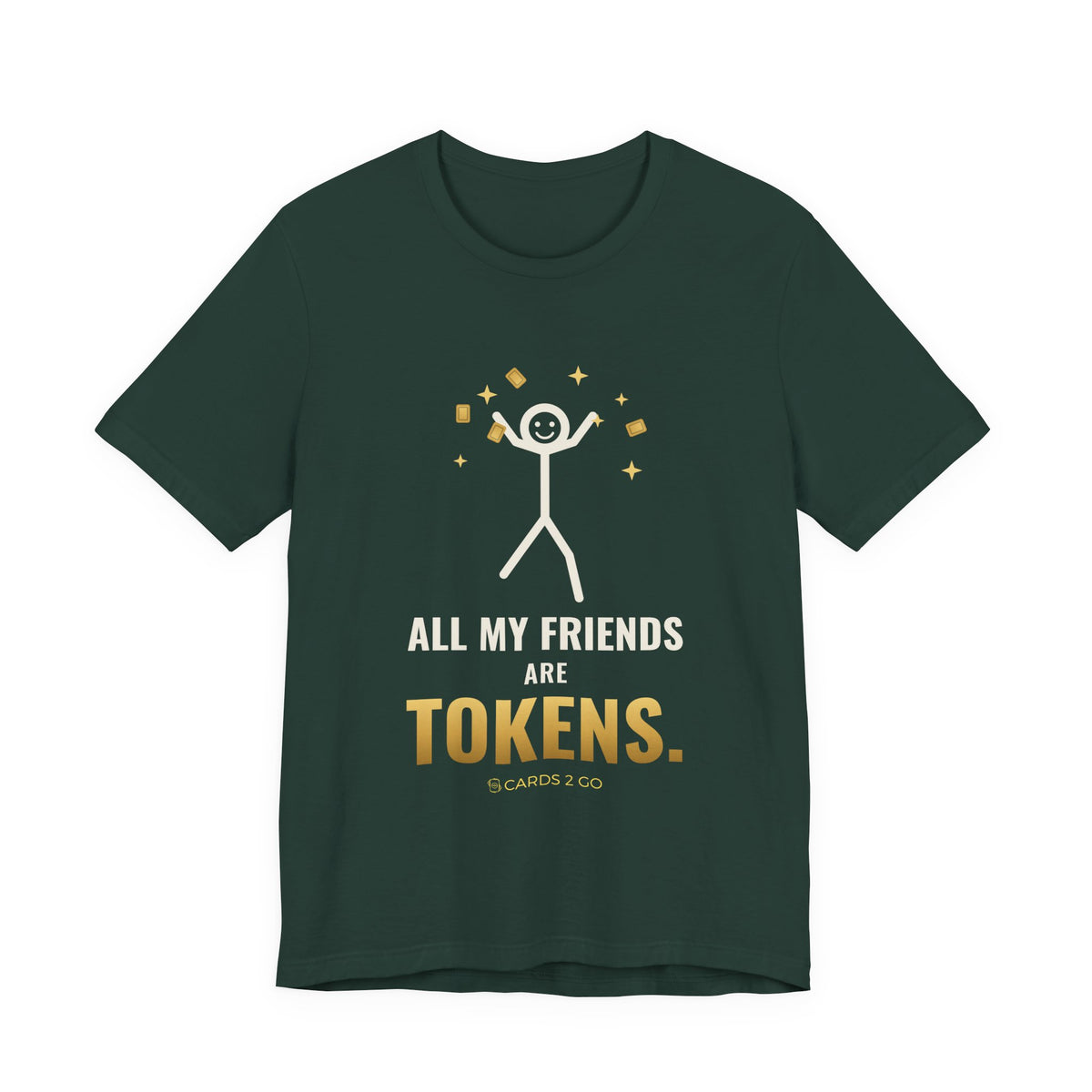 All My Friends Are Tokens Illustrated Tee