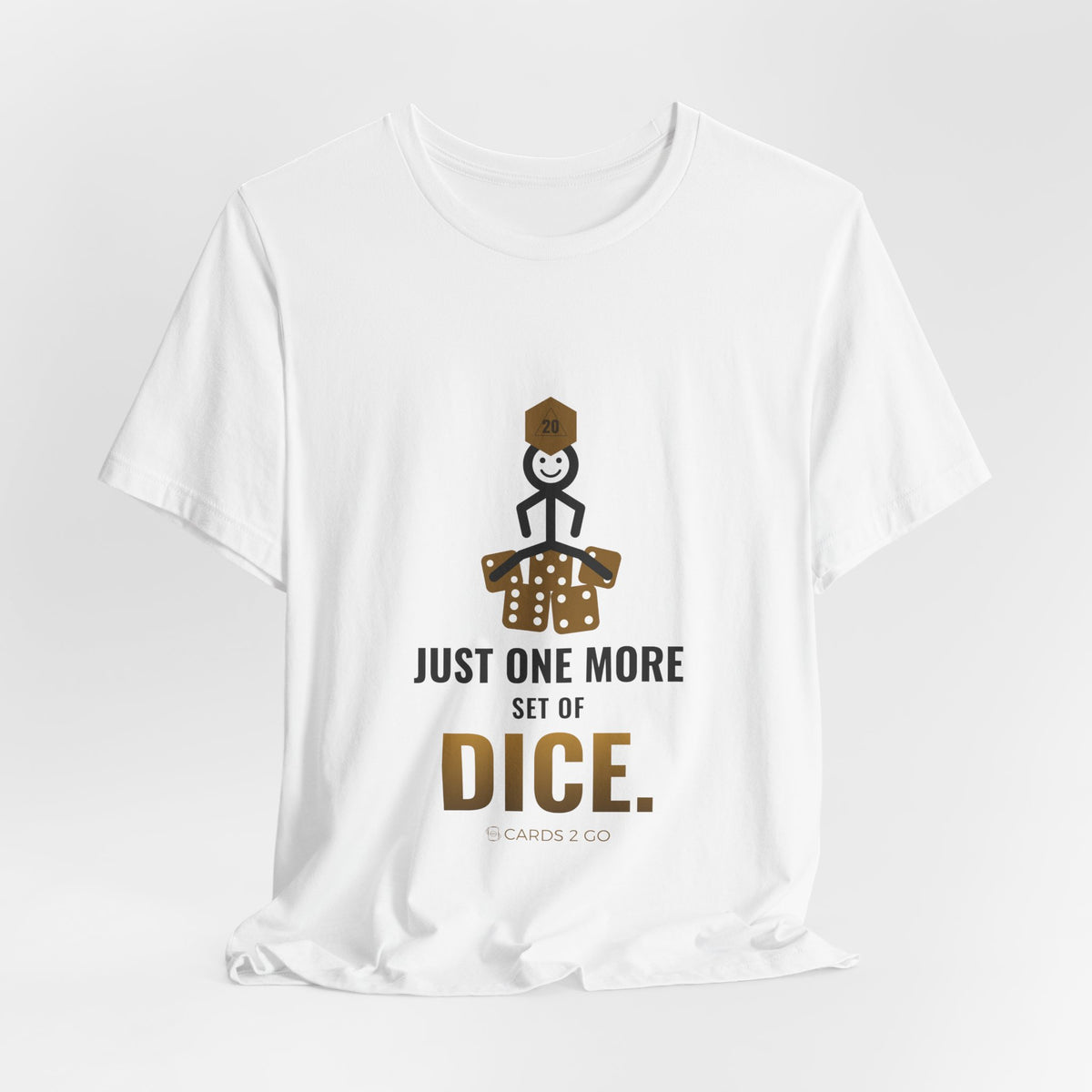 Just One More Set Of Dice Illustrated Tee
