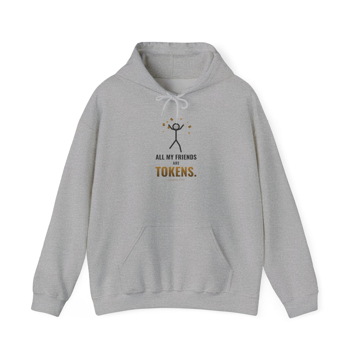 All My Friends Are Tokens Illustrated Hoodie