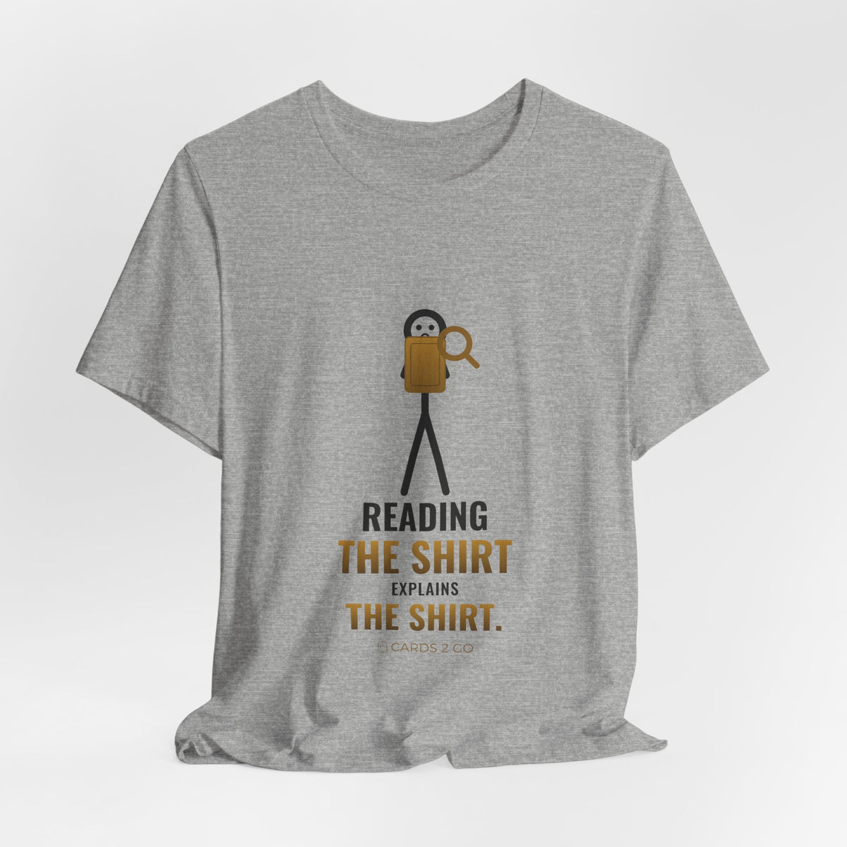 Reading The Shirt Explains The Shirt Illustrated Tee