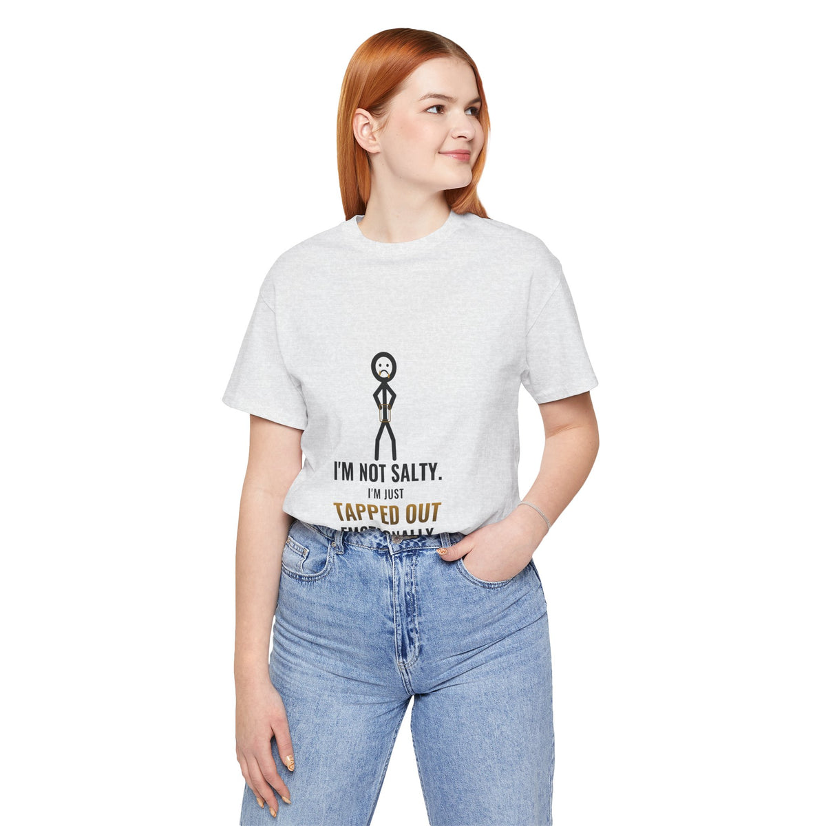Tapped Out Emotionally Illustrated Tee
