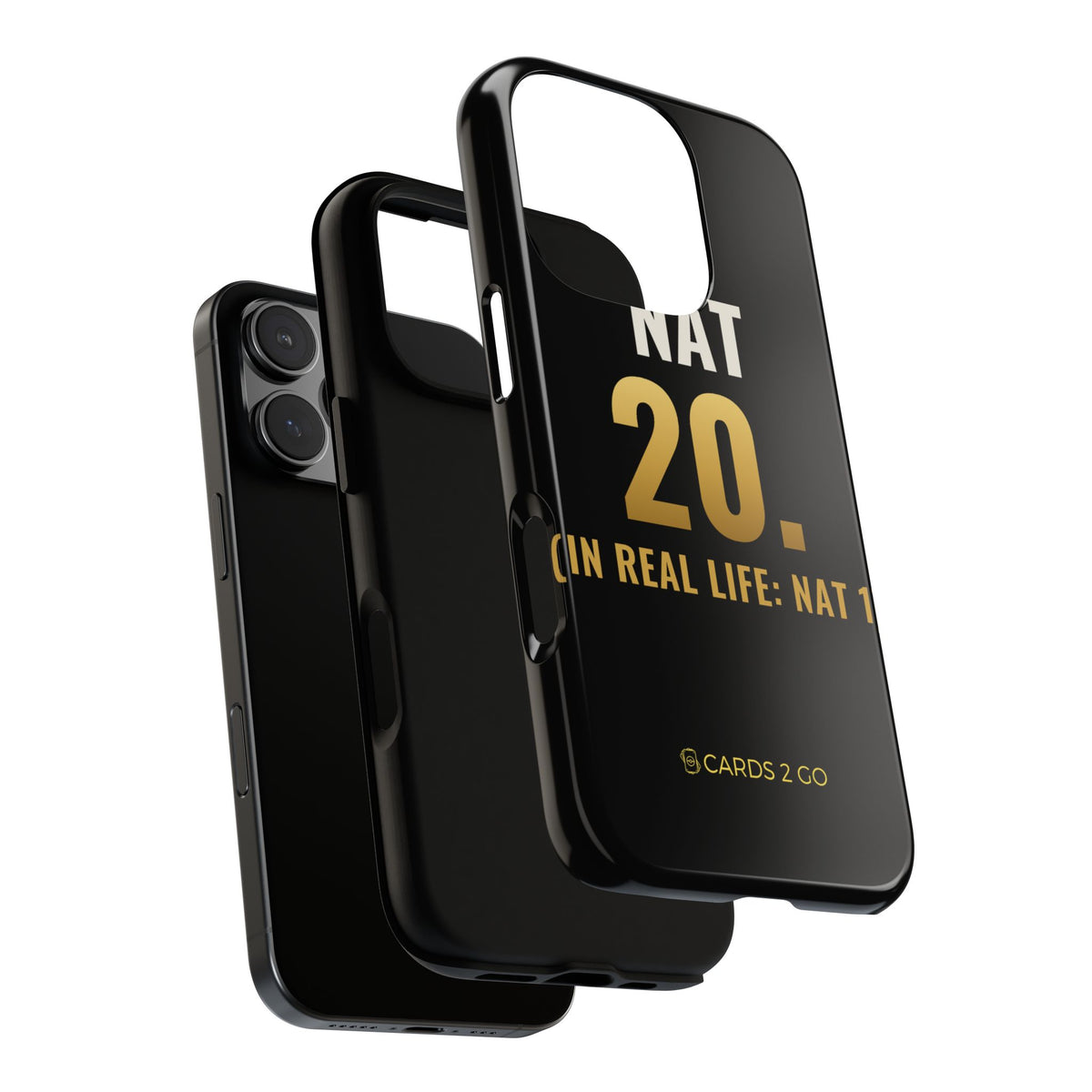 Nat 20 (In Real Life: Nat 1) iPhone Case