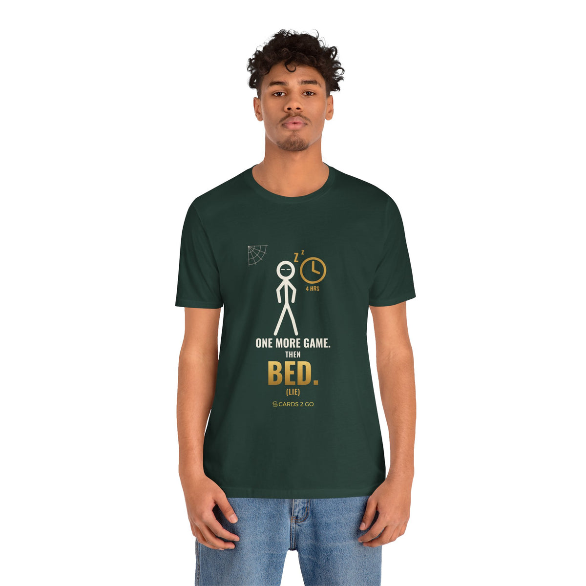One More Game, Then Bed Illustrated Tee