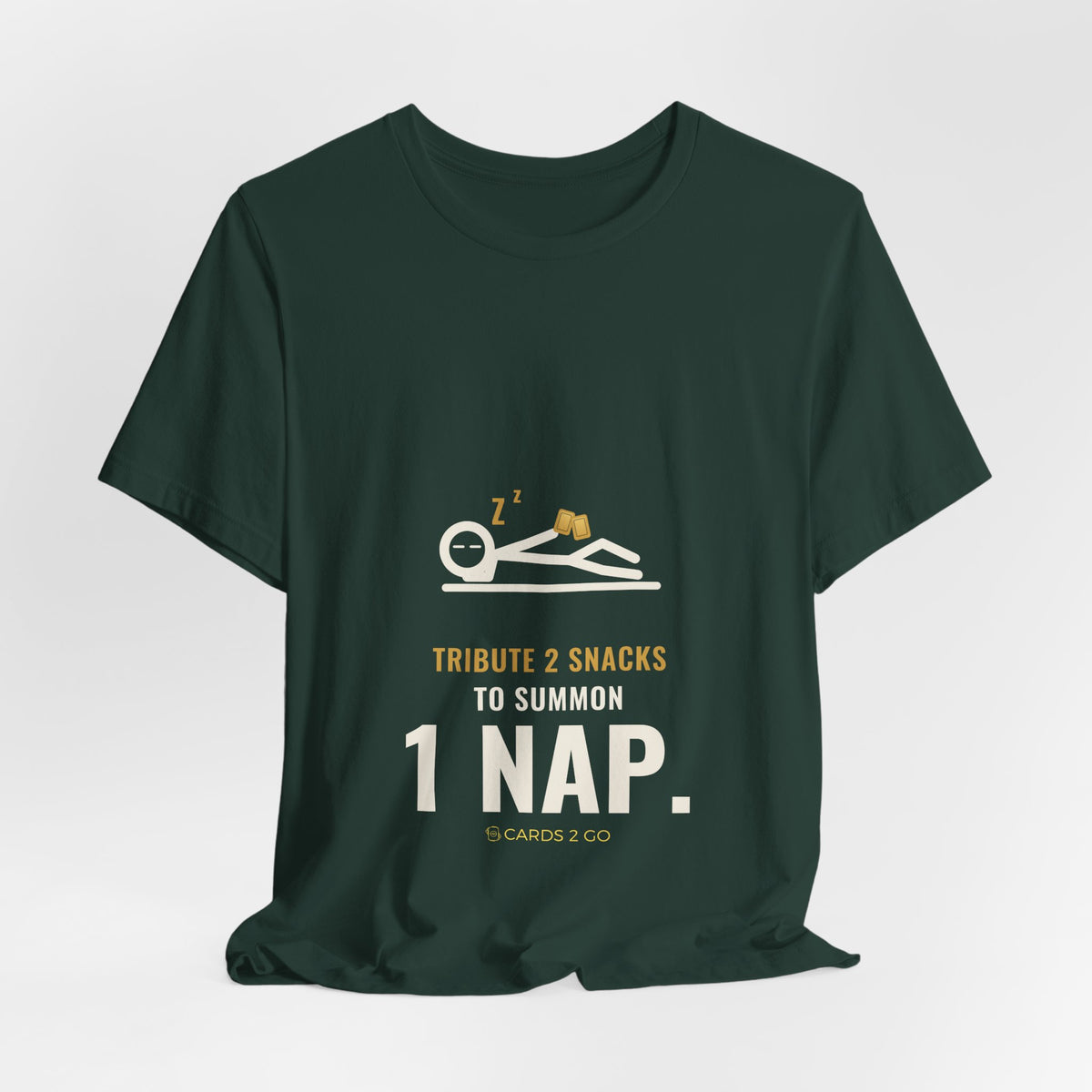 Tribute 2 Snacks To Summon 1 Nap Illustrated Tee