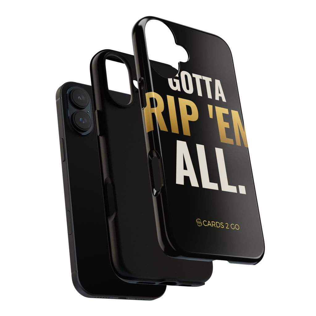 Gotta Rip 'Em All iPhone Case