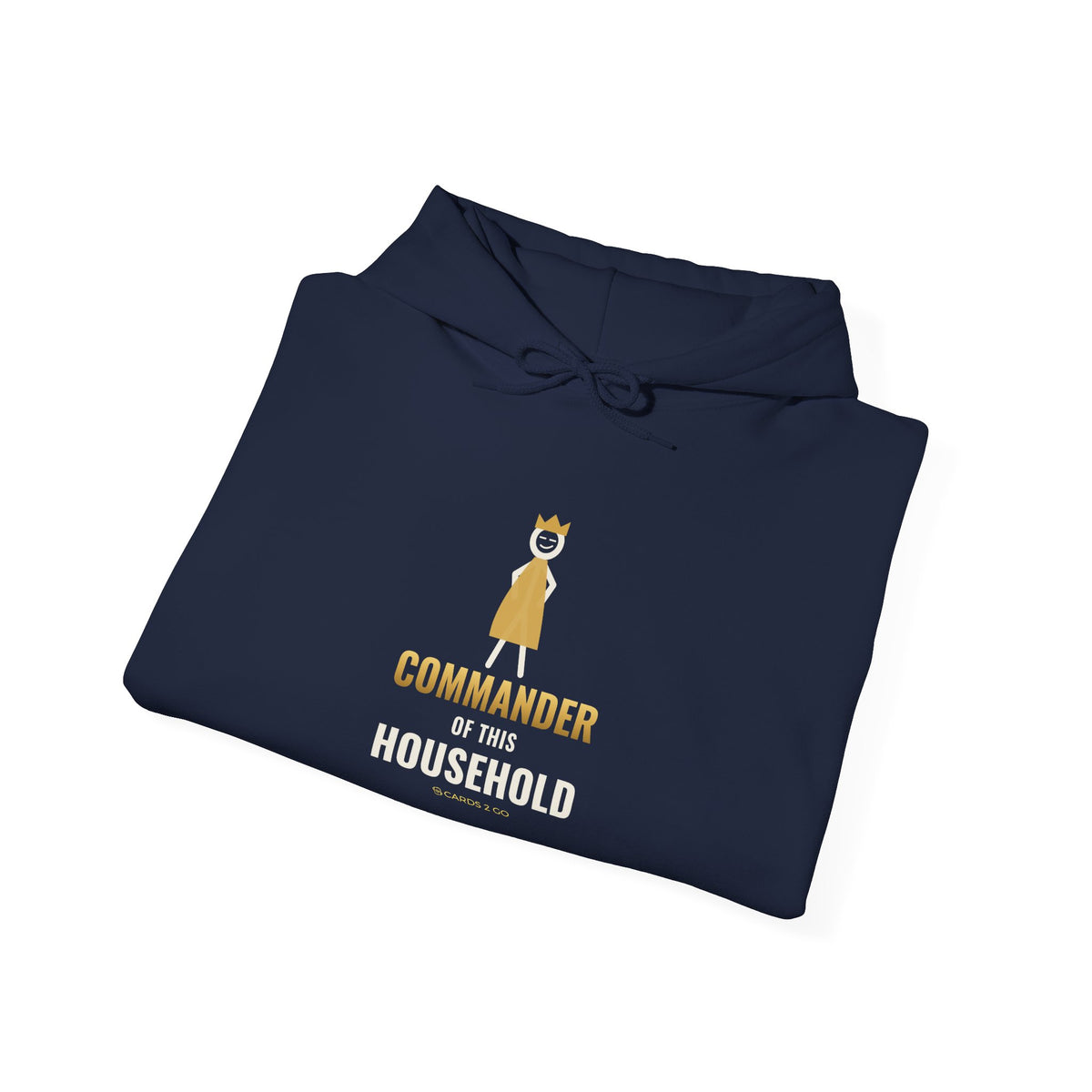 Commander Of This Household Illustrated Hoodie