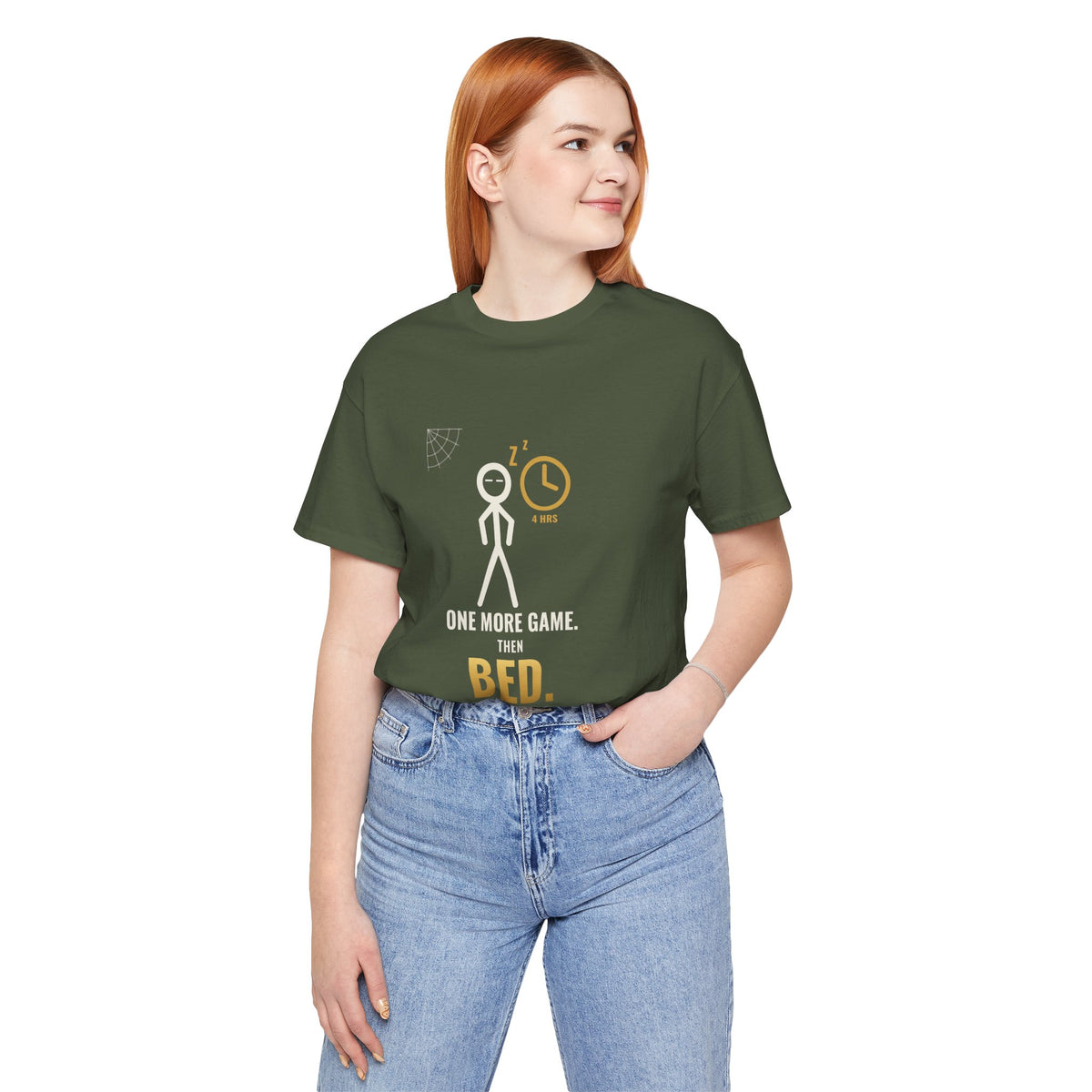 One More Game, Then Bed Illustrated Tee