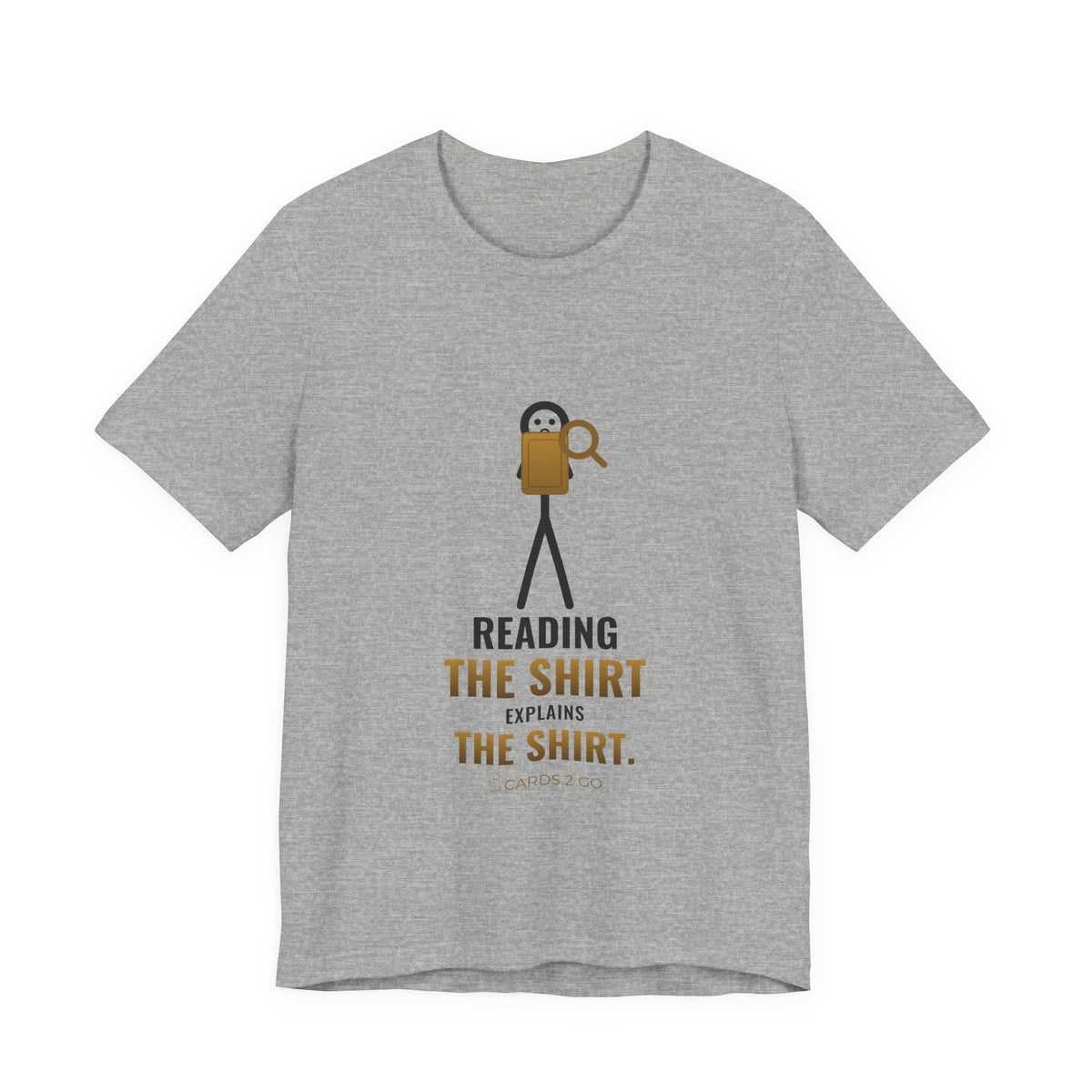 Reading The Shirt Explains The Shirt Illustrated Tee