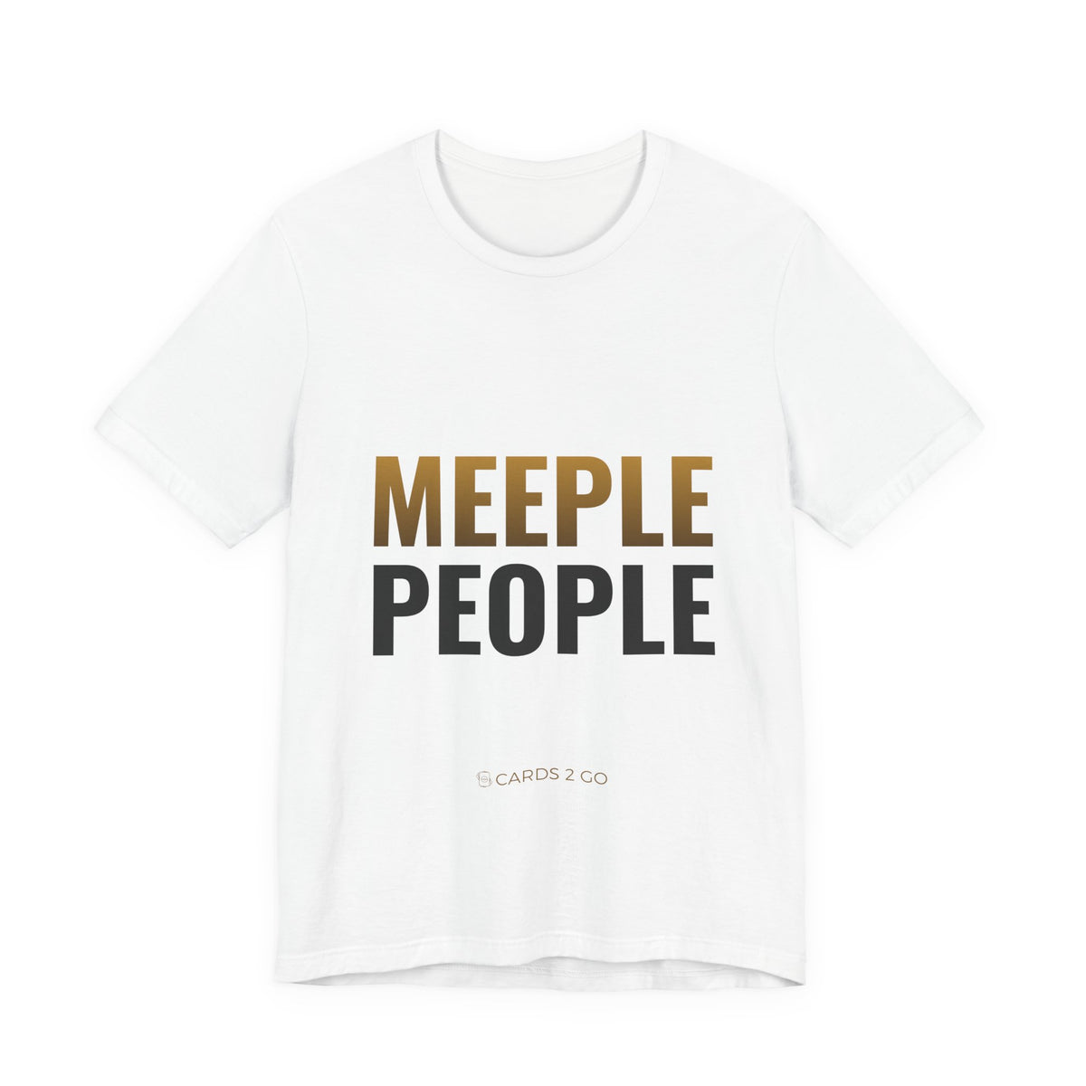 Meeple People Tee – funny board game t-shirt by Cards2Go