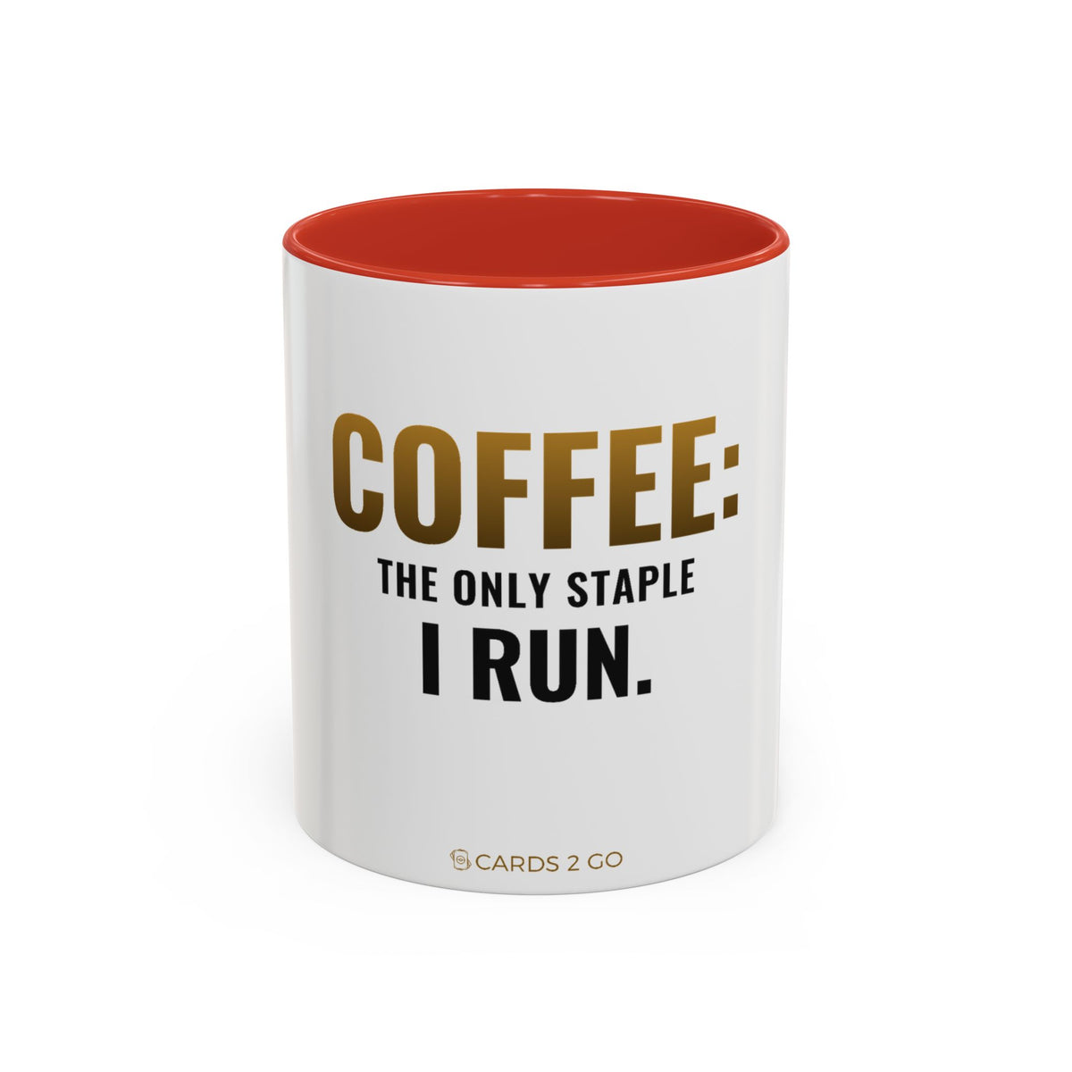 Coffee: The Only Staple I Run Mug
