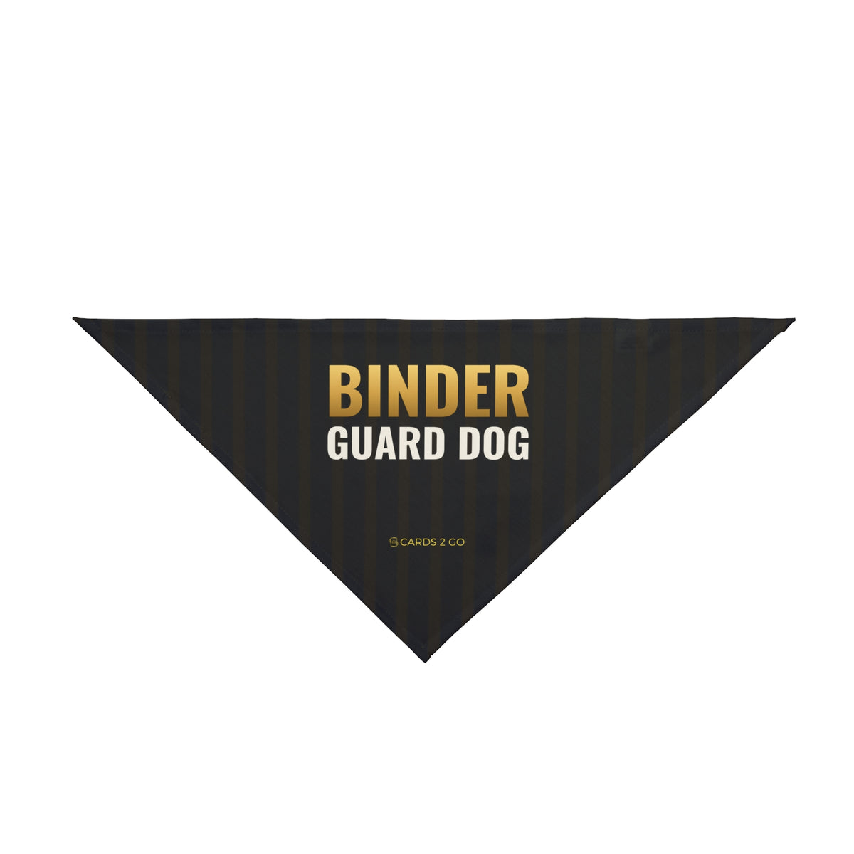 Binder Guard Dog Pet Bandana – funny trading card pet bandana by Cards2Go