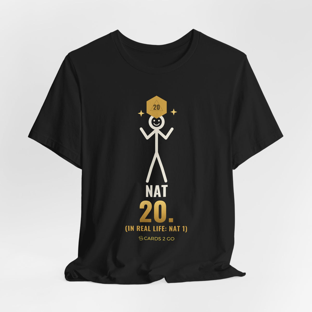 Nat 20 (In Real Life: Nat 1) Illustrated Tee