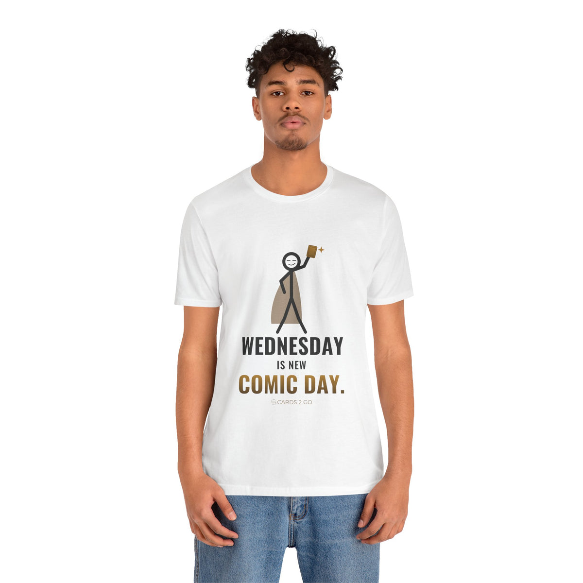 Wednesday Is New Comic Day Illustrated Tee