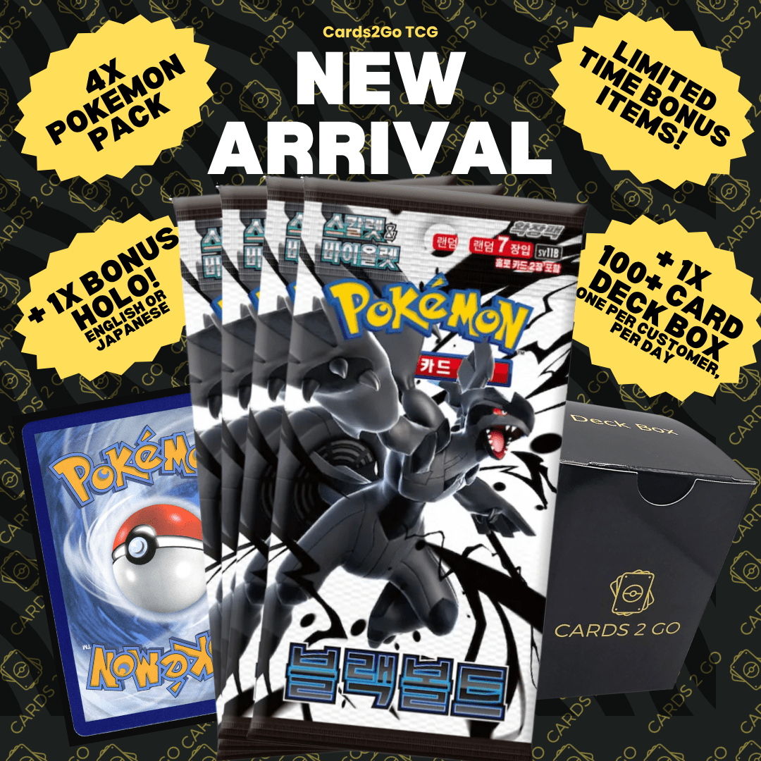 Pokémon Black Bolt Booster Pack (Korean)