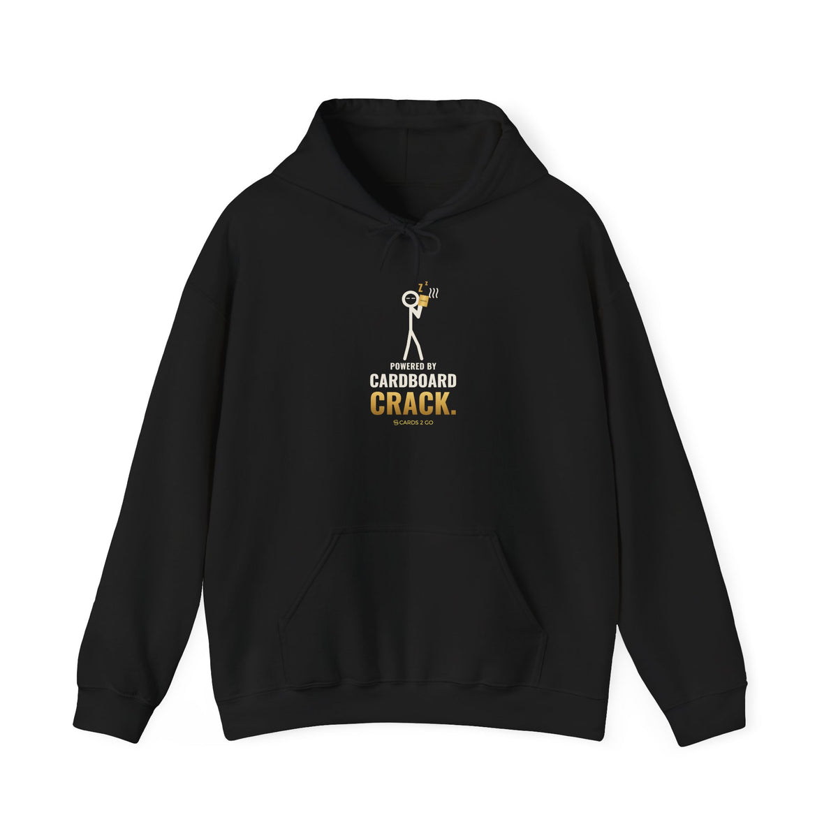 Powered By Cardboard Crack Illustrated Hoodie