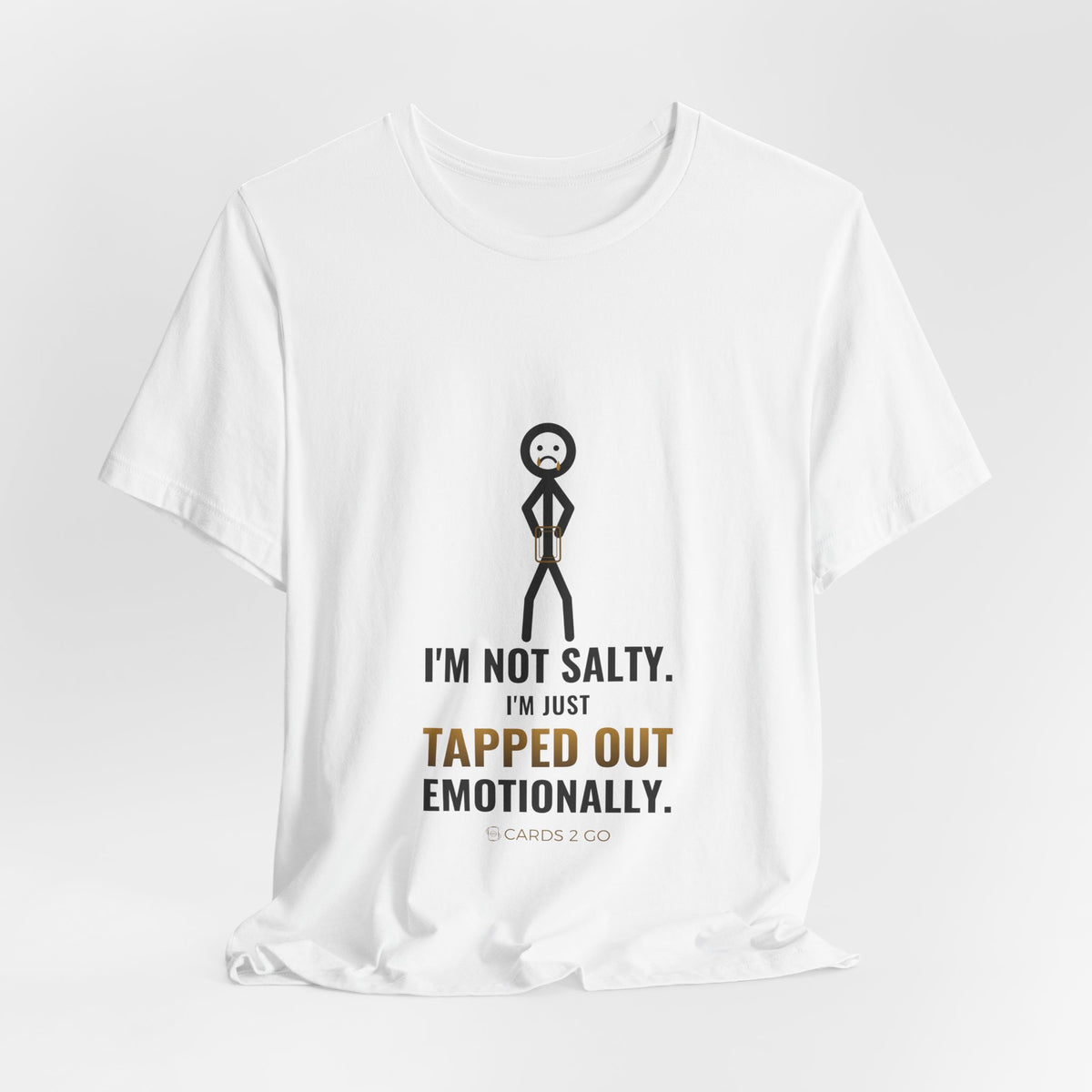 Tapped Out Emotionally Illustrated Tee