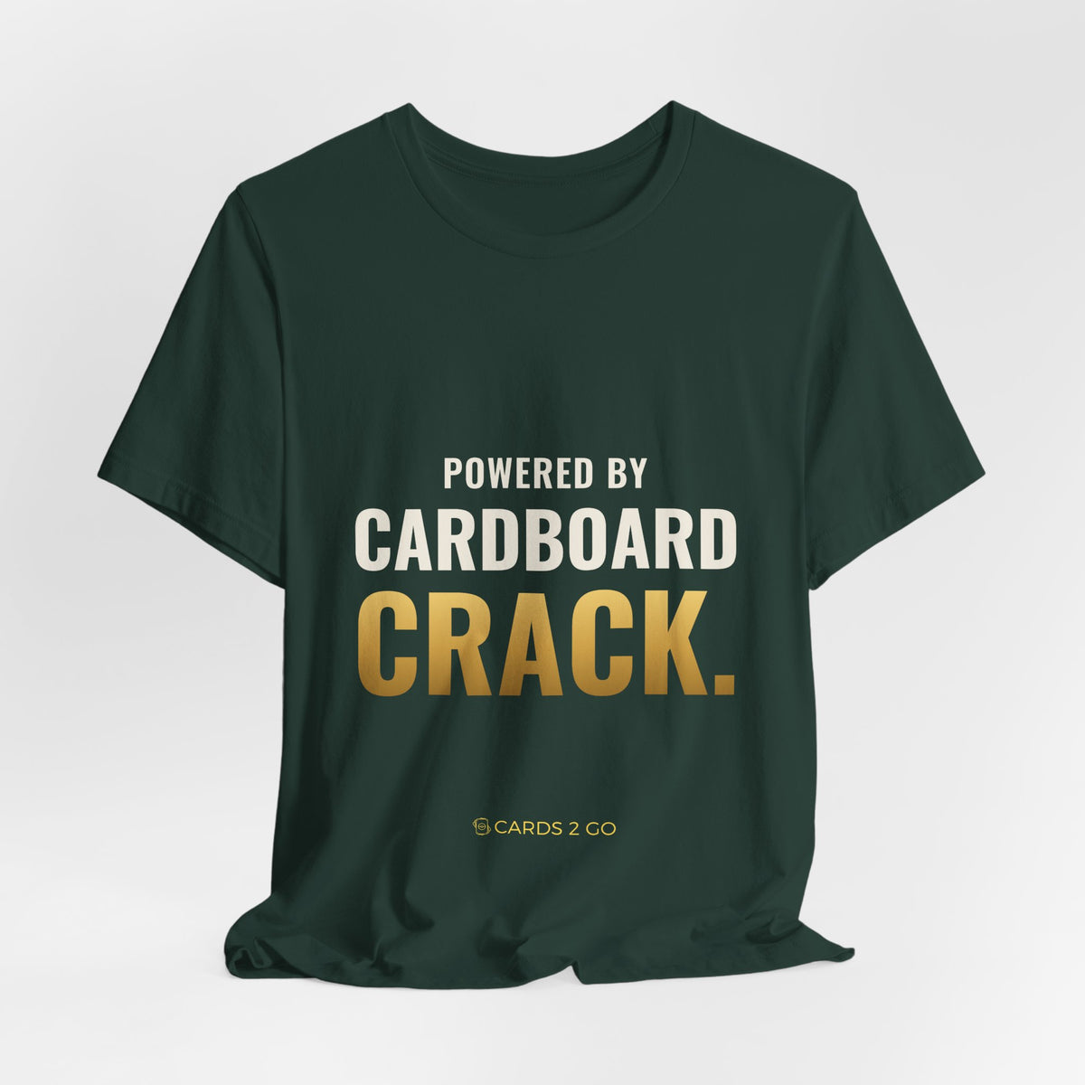 Powered By Cardboard Crack Tee