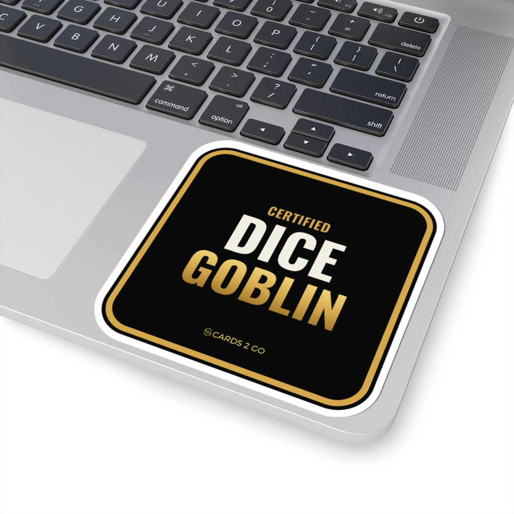 Certified Dice Goblin Sticker