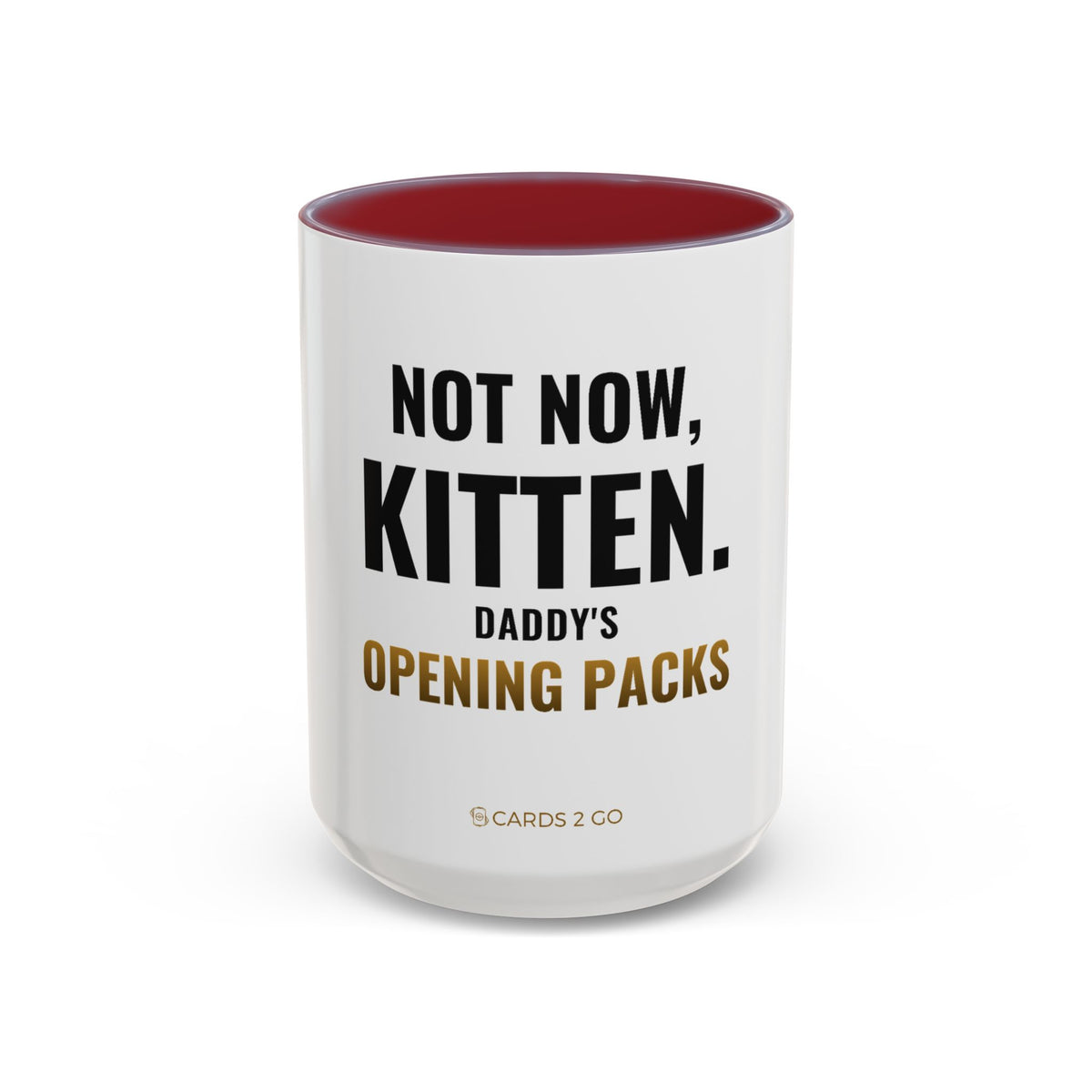 Not Now Kitten, Daddy's Opening Packs Mug