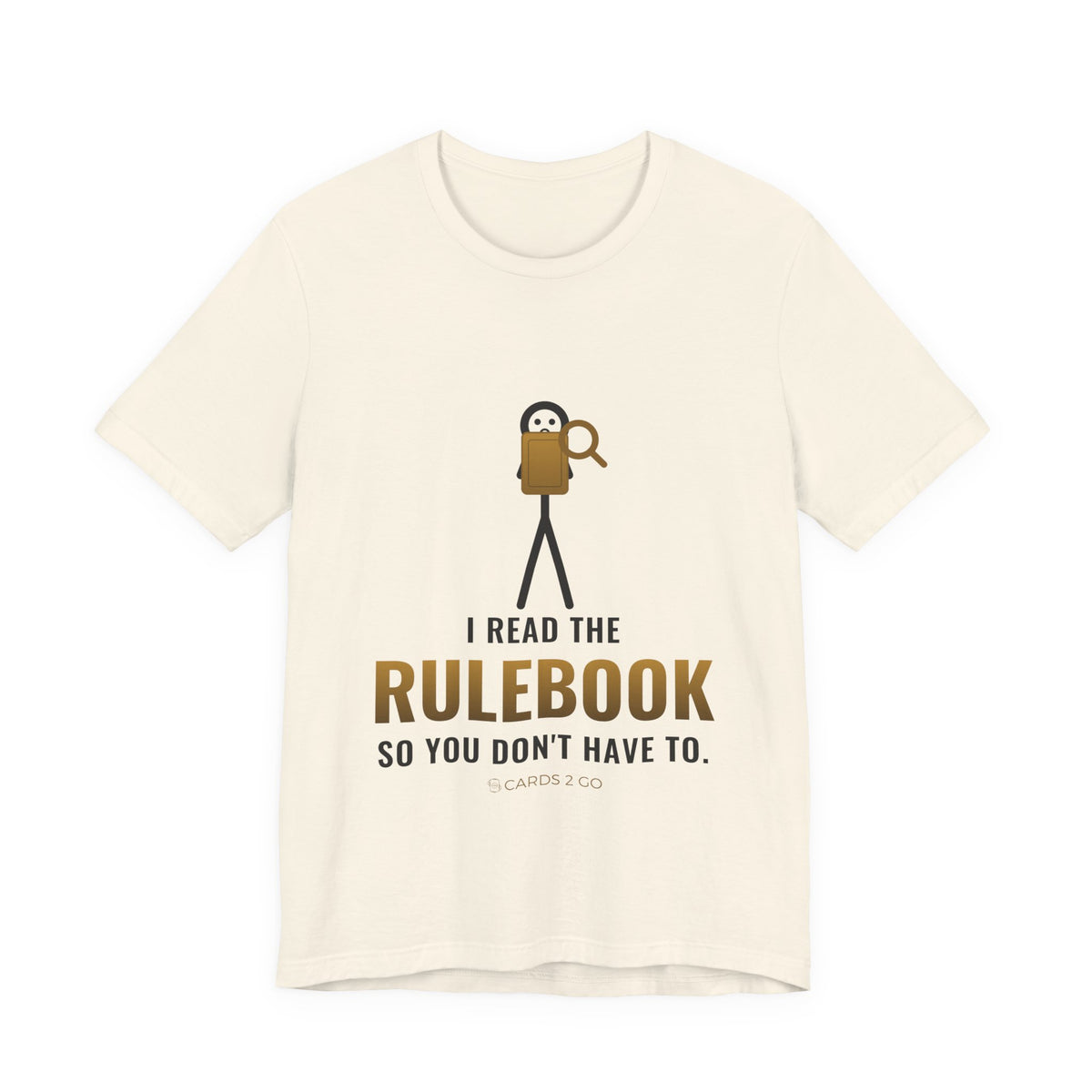 I Read The Rulebook So You Don't Have To Illustrated Tee
