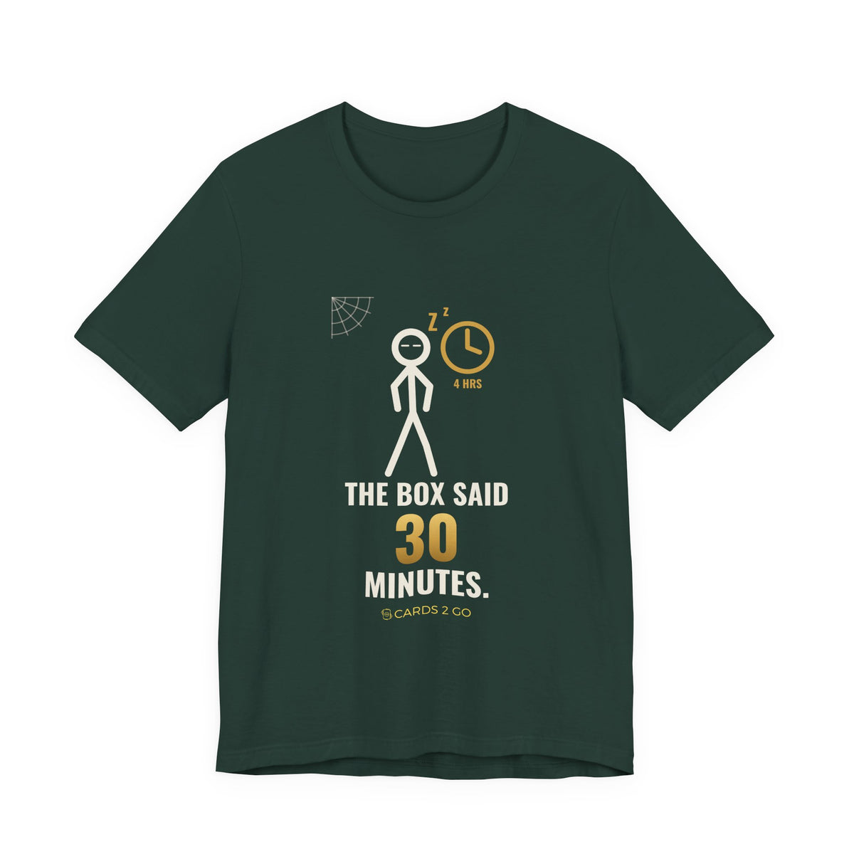 The Box Said 30 Minutes Illustrated Tee