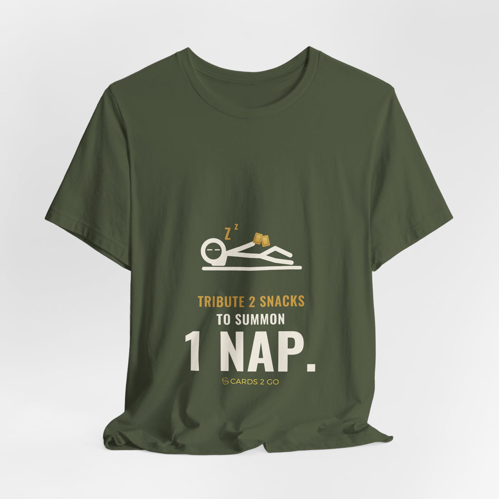 Tribute 2 Snacks To Summon 1 Nap Illustrated Tee