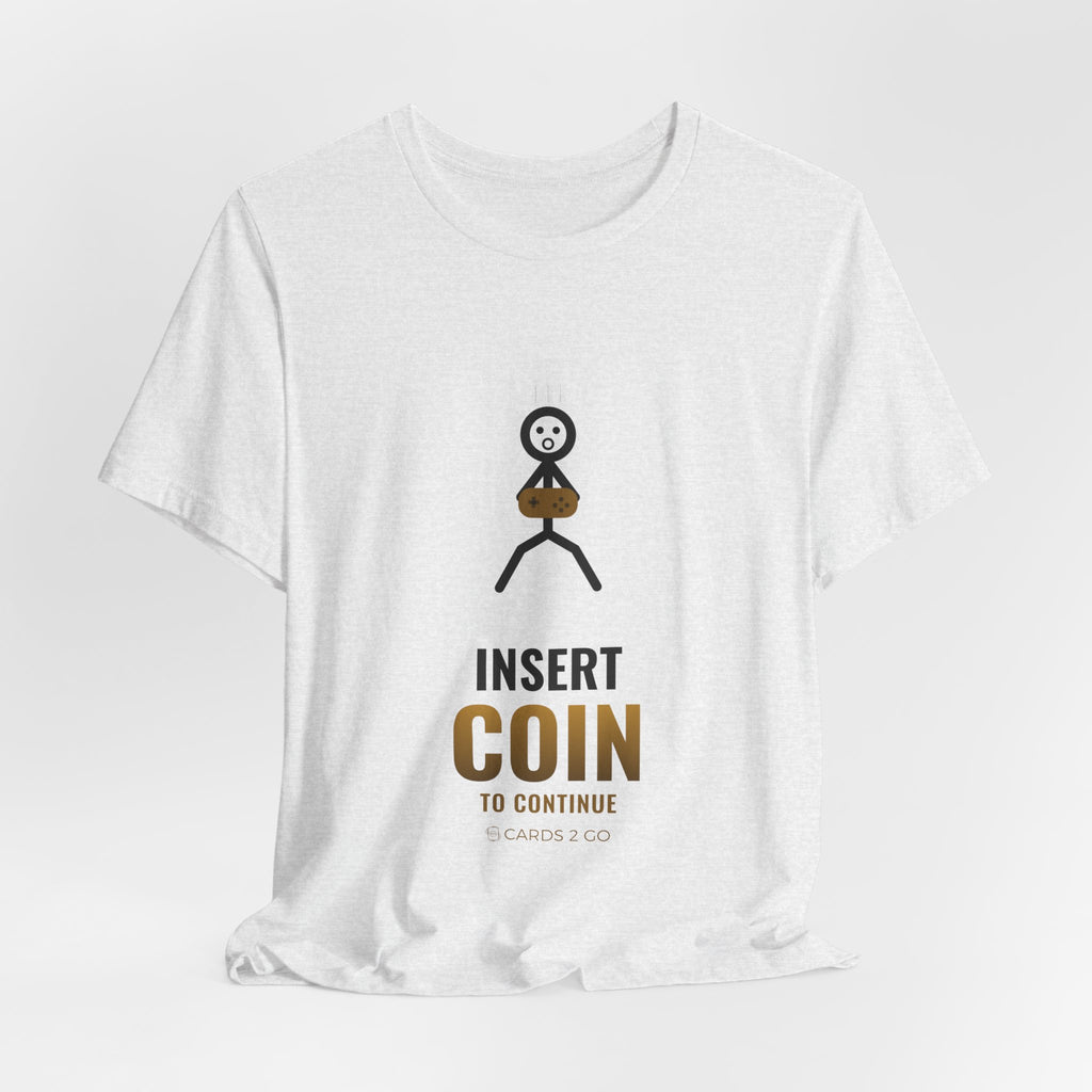 Insert Coin To Continue Illustrated Tee