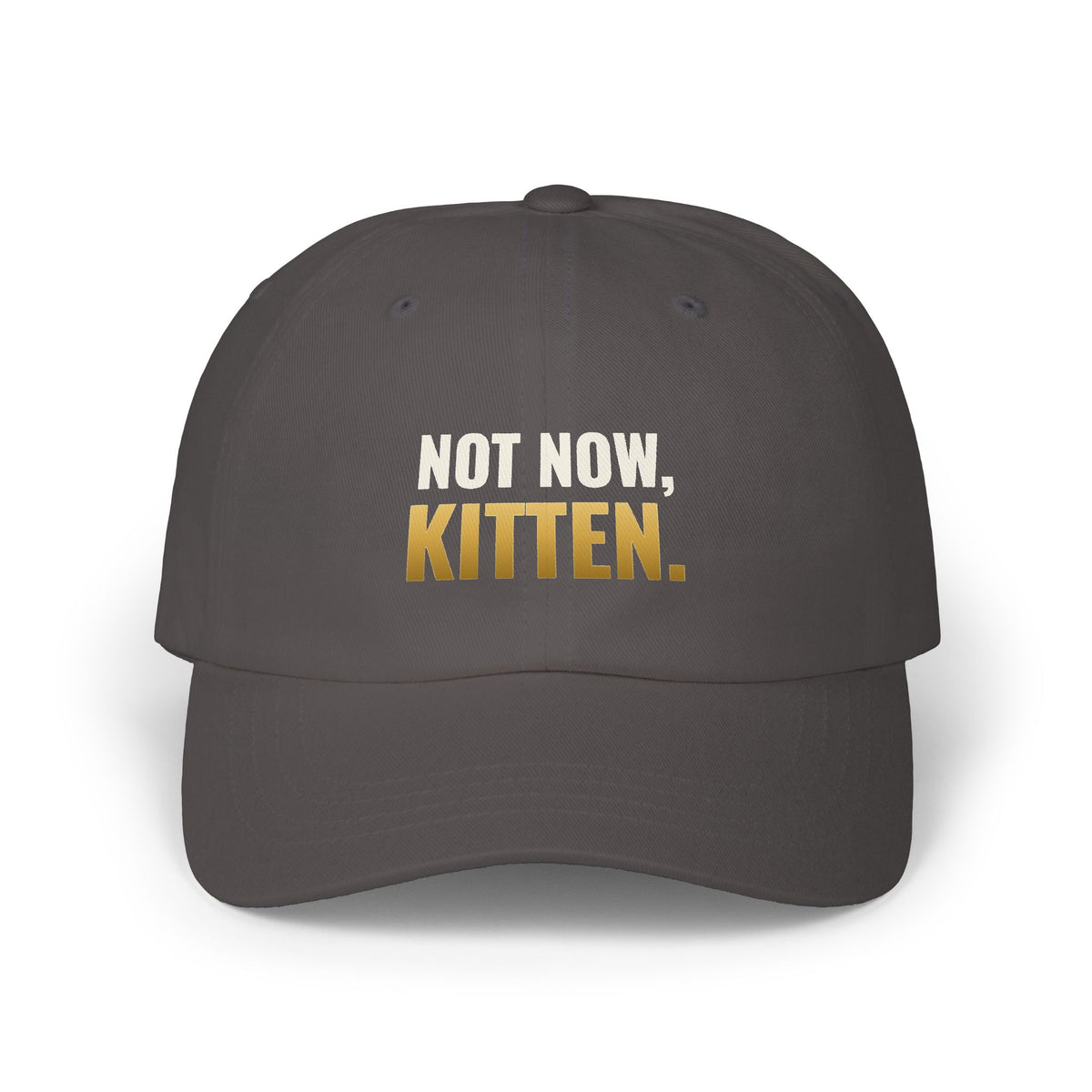 Not Now, Kitten. Dad Hat