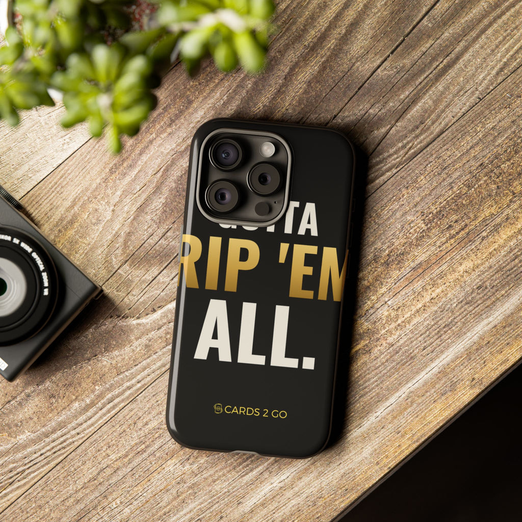 Gotta Rip 'Em All iPhone Case