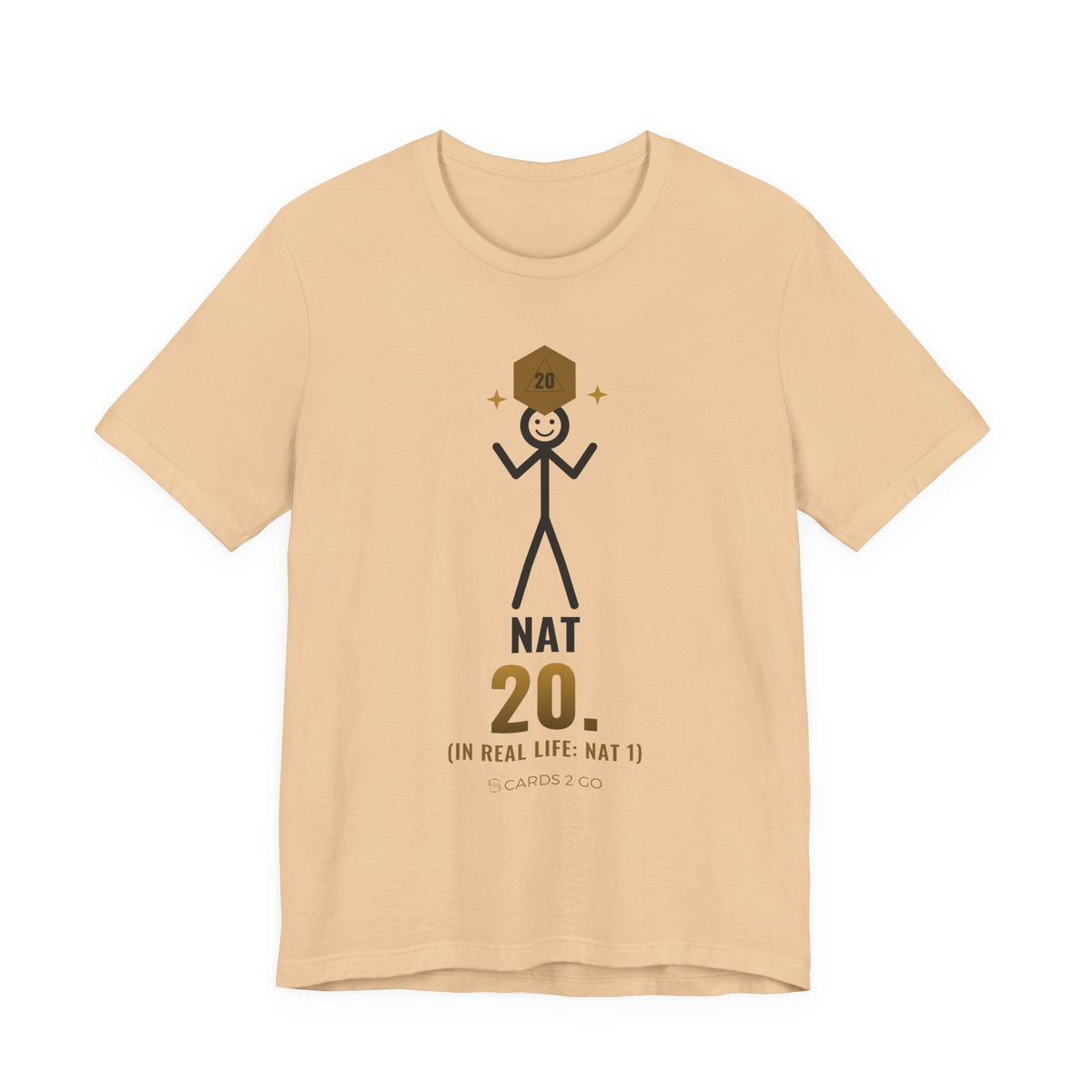 Nat 20 (In Real Life: Nat 1) Illustrated Tee