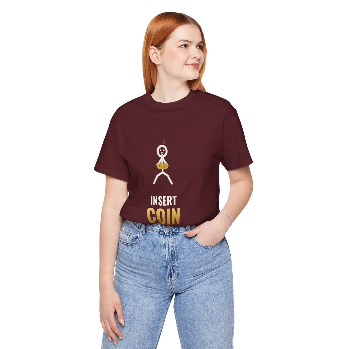 Insert Coin To Continue Illustrated Tee