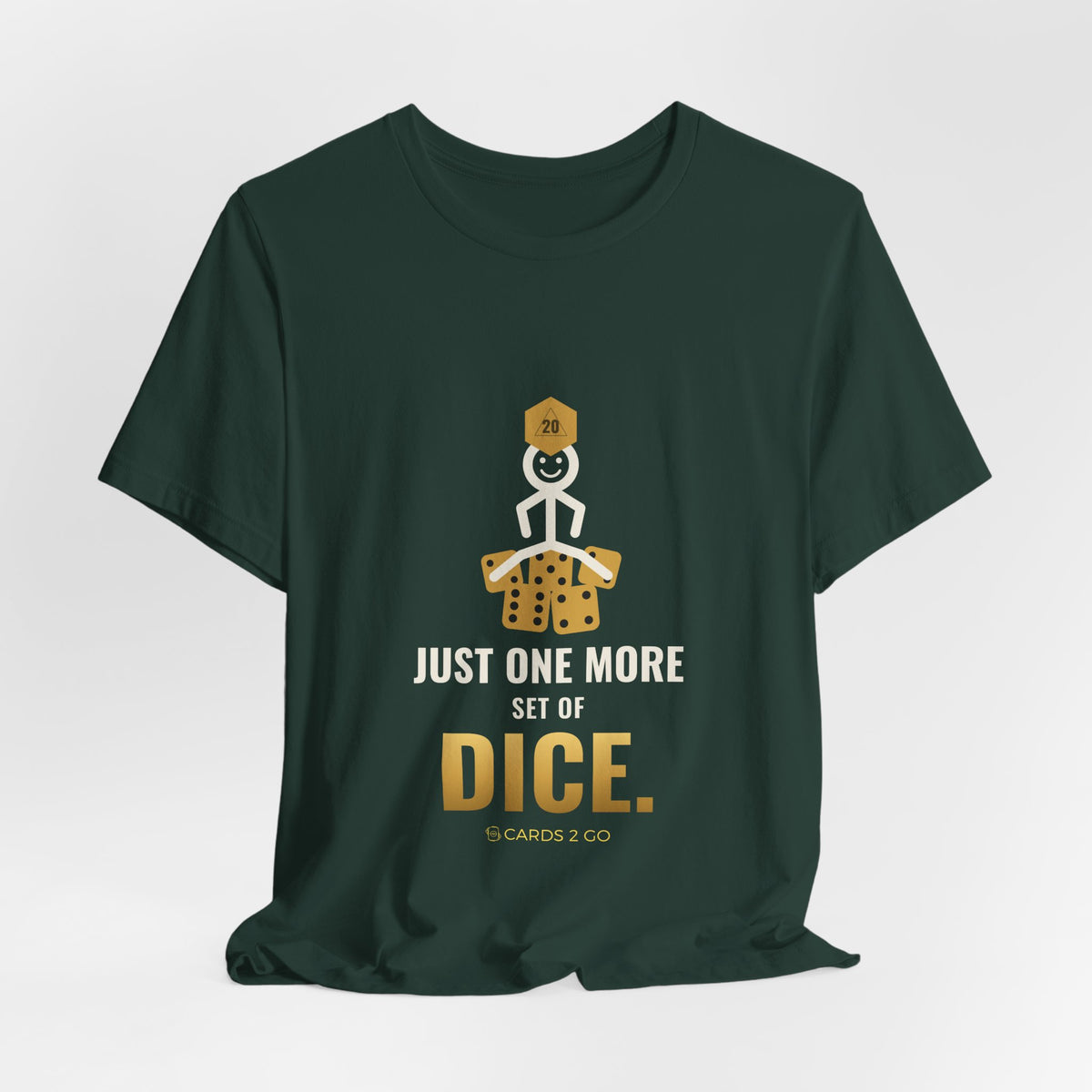 Just One More Set Of Dice Illustrated Tee