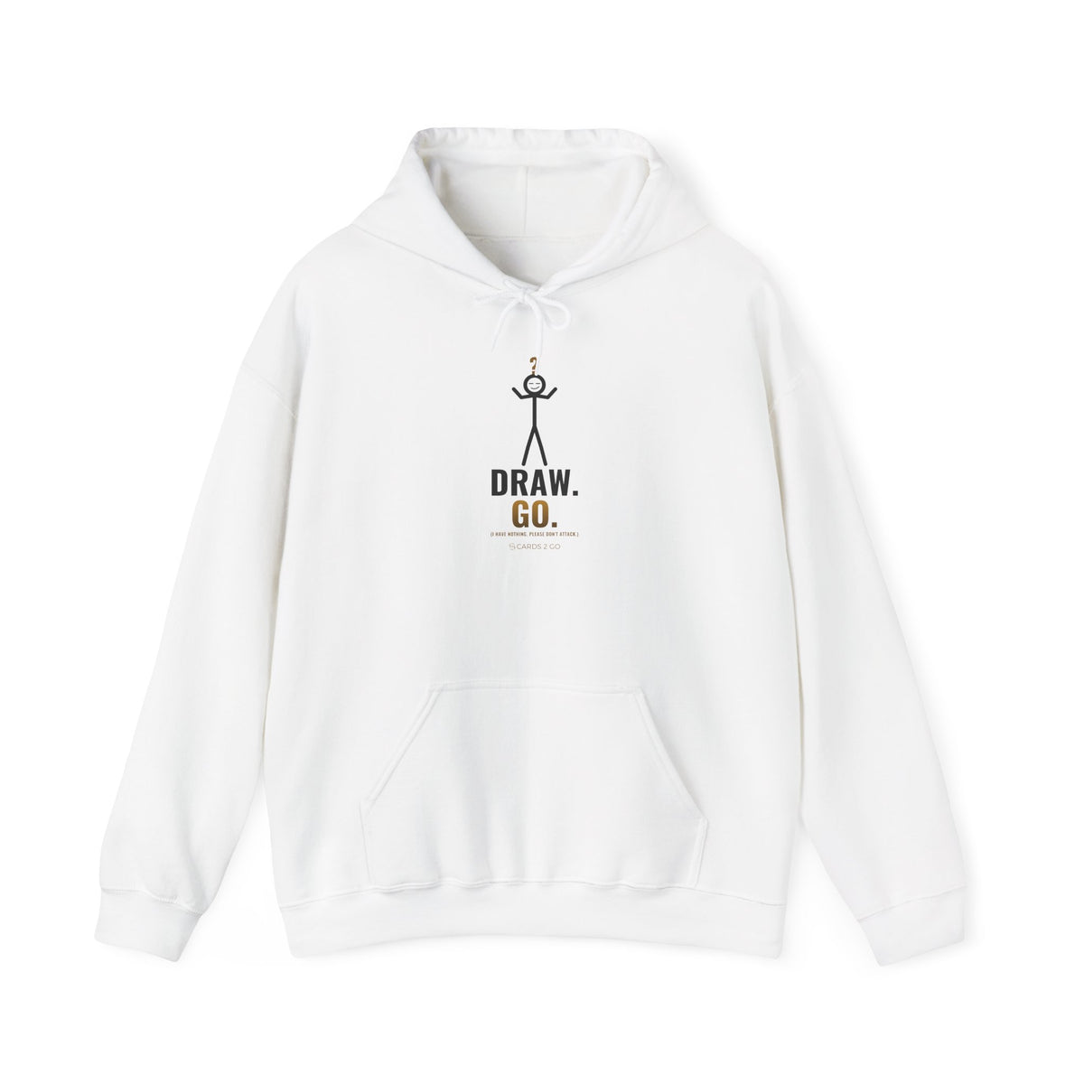 Draw. Go. Illustrated Hoodie – funny MTG hoodie by Cards2Go