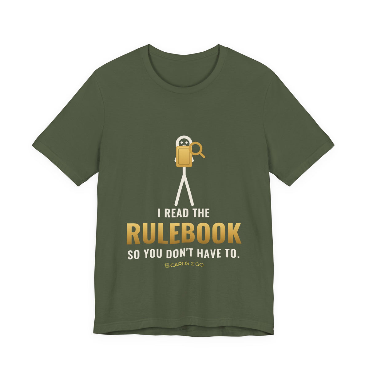 I Read The Rulebook So You Don't Have To Illustrated Tee