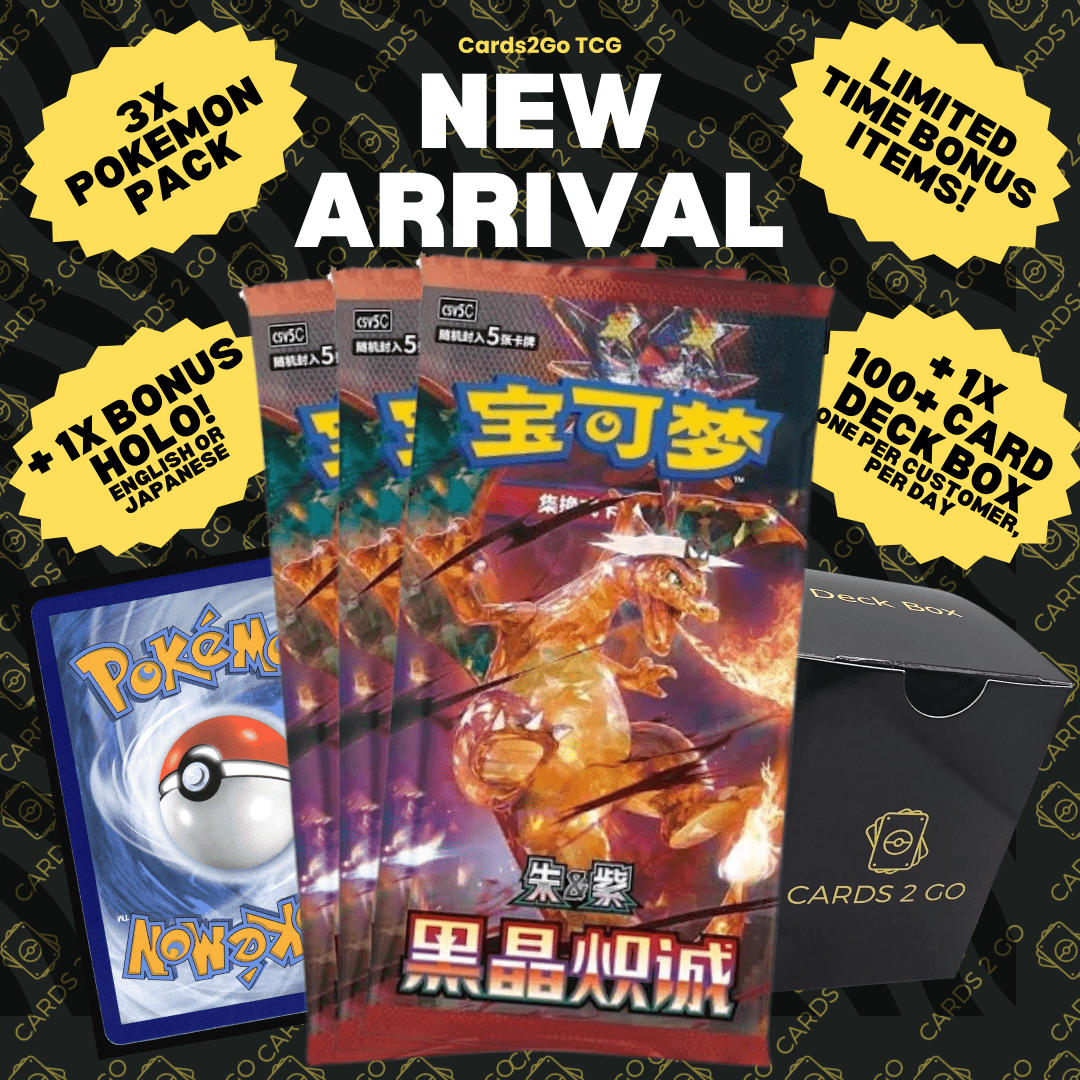 Pokémon Black Crystal Blazing Booster Pack (Chinese)