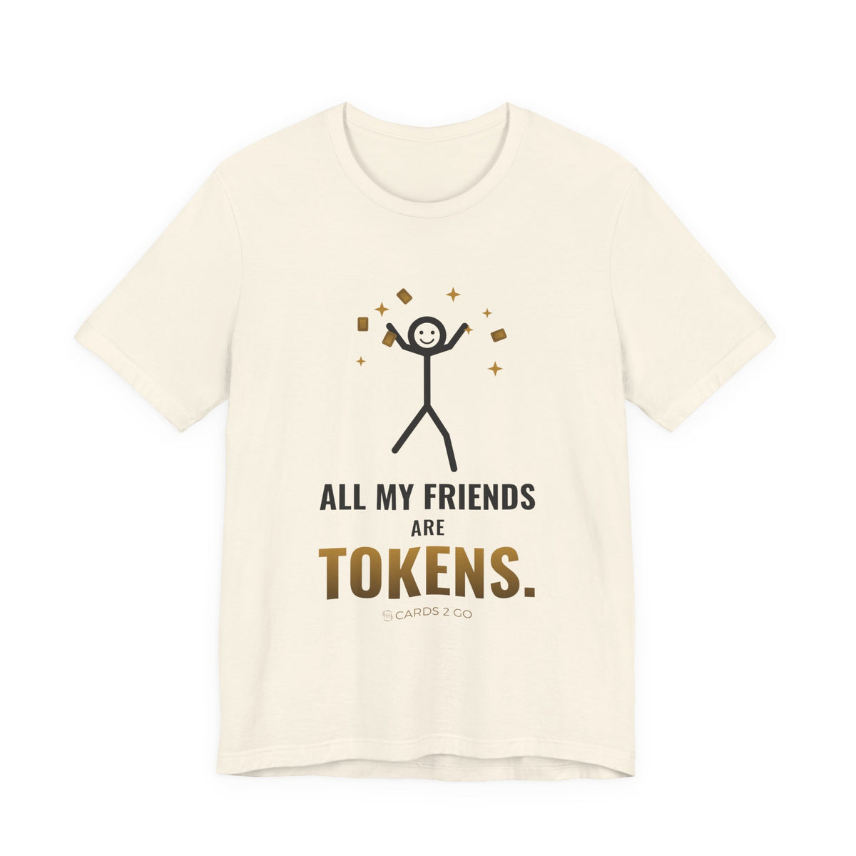 All My Friends Are Tokens Illustrated Tee