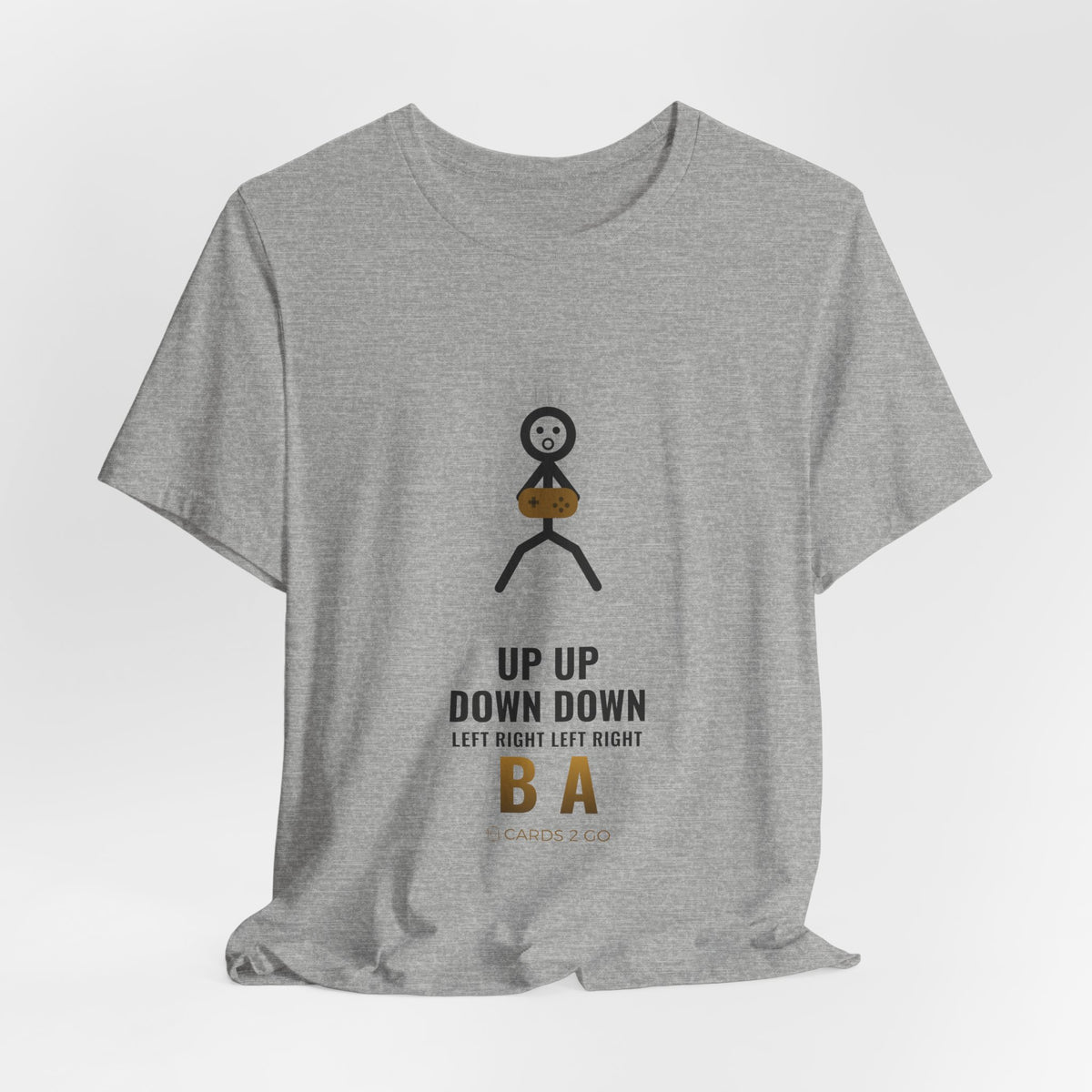 Up Up Down Down Illustrated Tee