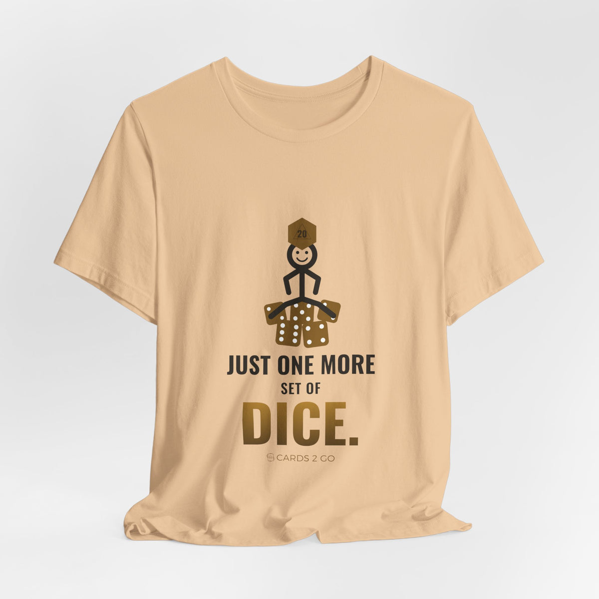 Just One More Set Of Dice Illustrated Tee