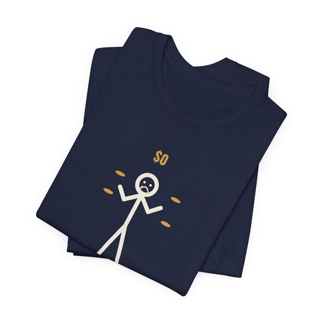 Chaotic Good At Being Broke Illustrated Tee